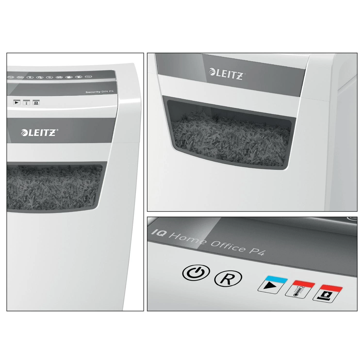 Rexel Dokumentų naikiklis LEITZ IQ Home Office, P4, 23L, 4x28mm, 10 lapų