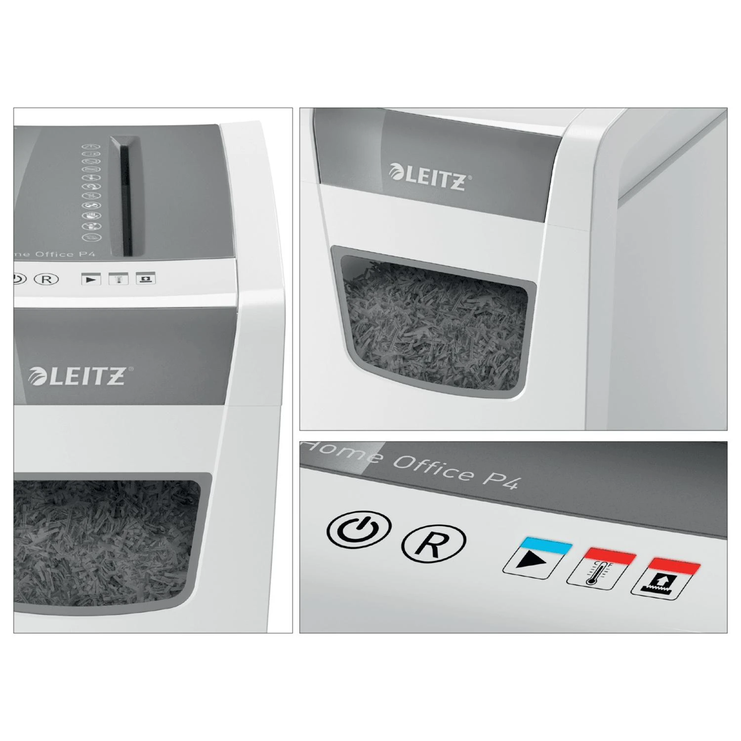 Dokumentų naikiklis LEITZ IQ Slim Home Office, P4, 23L, 4x28mm, 10 lapų