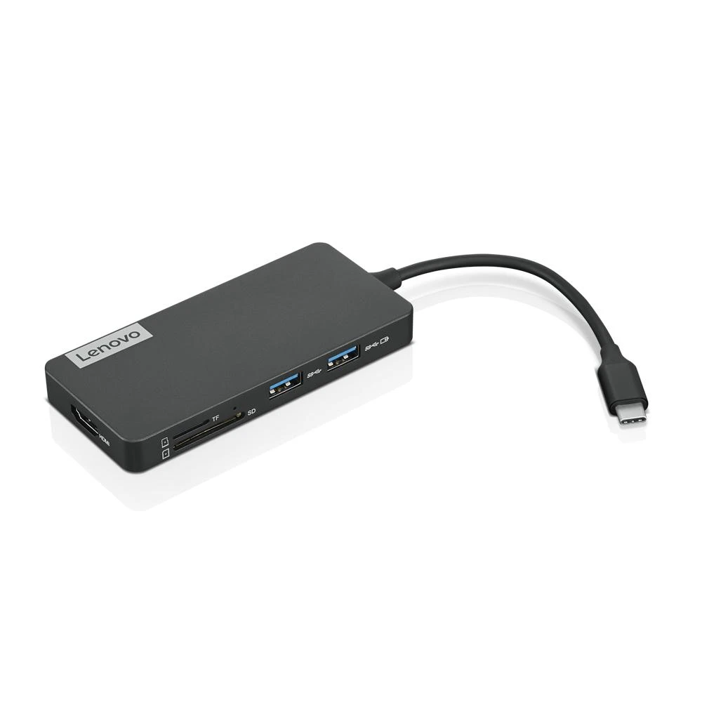 Lenovo USB-C daugiafunkcis šakotuvas su HDMI ir USB jungtimis