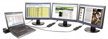 Lenovo USB 3.0 - DVI/VGA USB A DVI/VGA Juoda