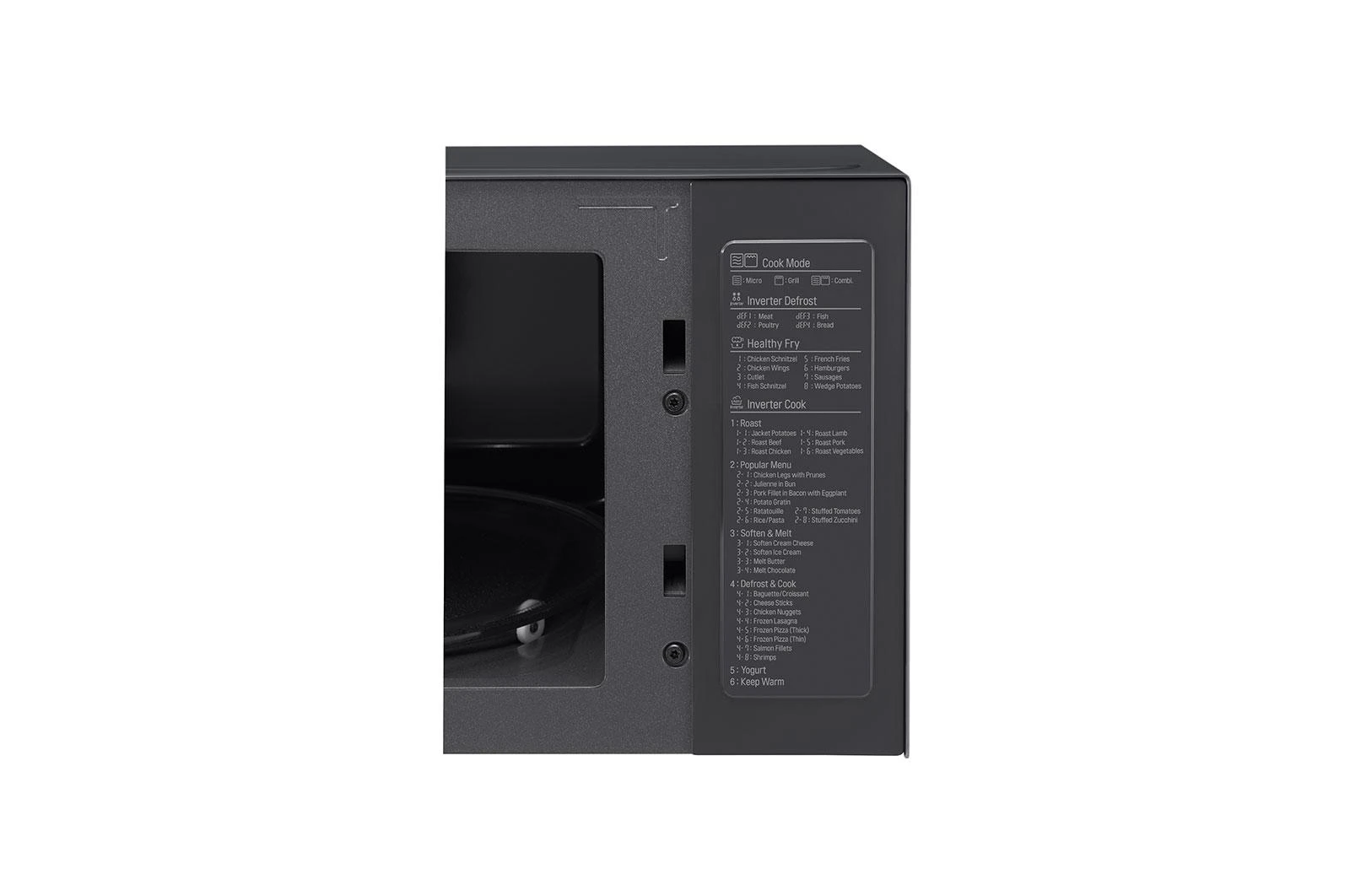 LG MH6565CPB mikrobangų krosnelė Stalviršis Mikrobangų krosnelė su kepsninės funkcija 25 L 1000 W Juoda