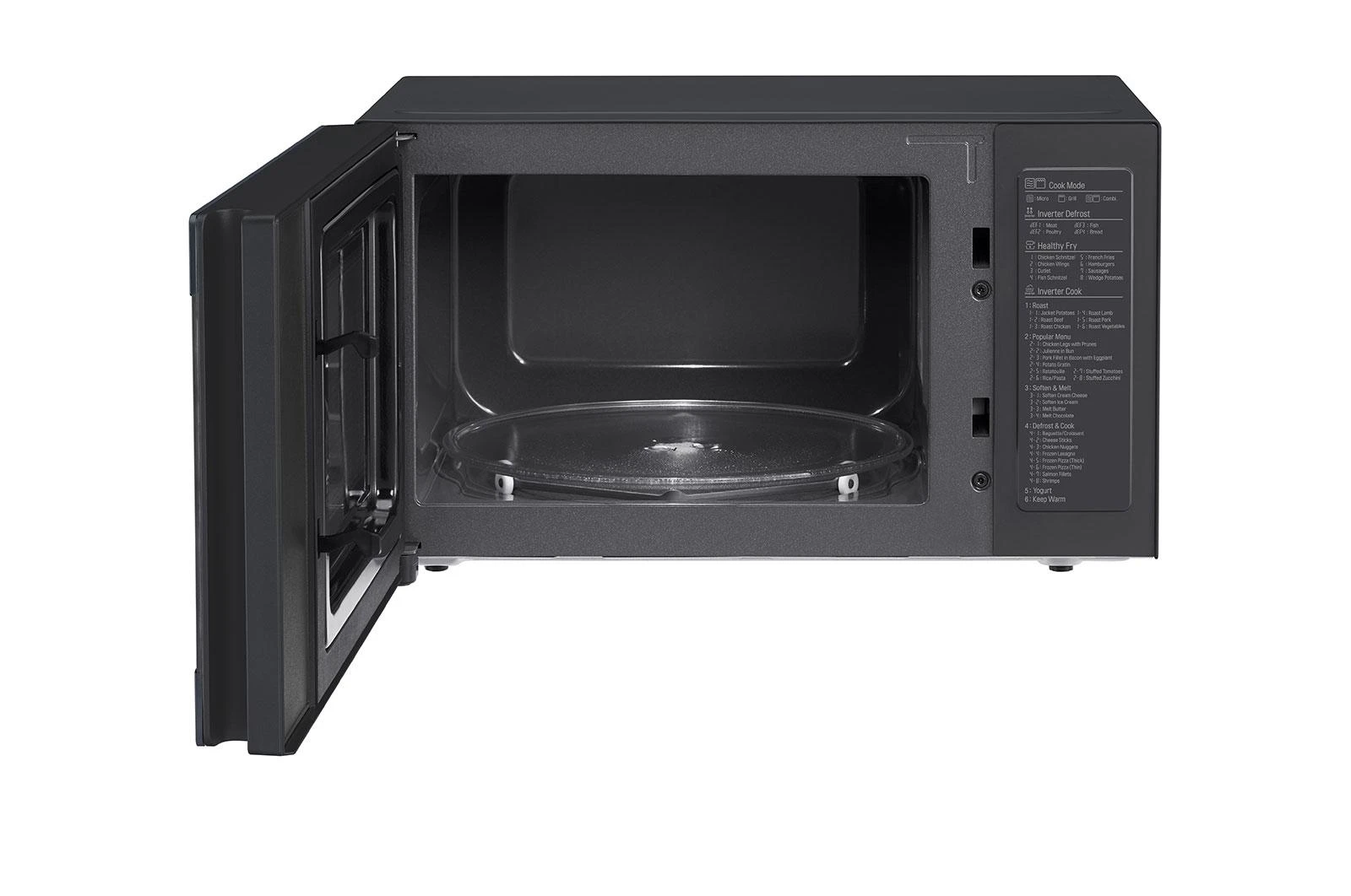 LG MH6565CPB mikrobangų krosnelė Stalviršis Mikrobangų krosnelė su kepsninės funkcija 25 L 1000 W Juoda