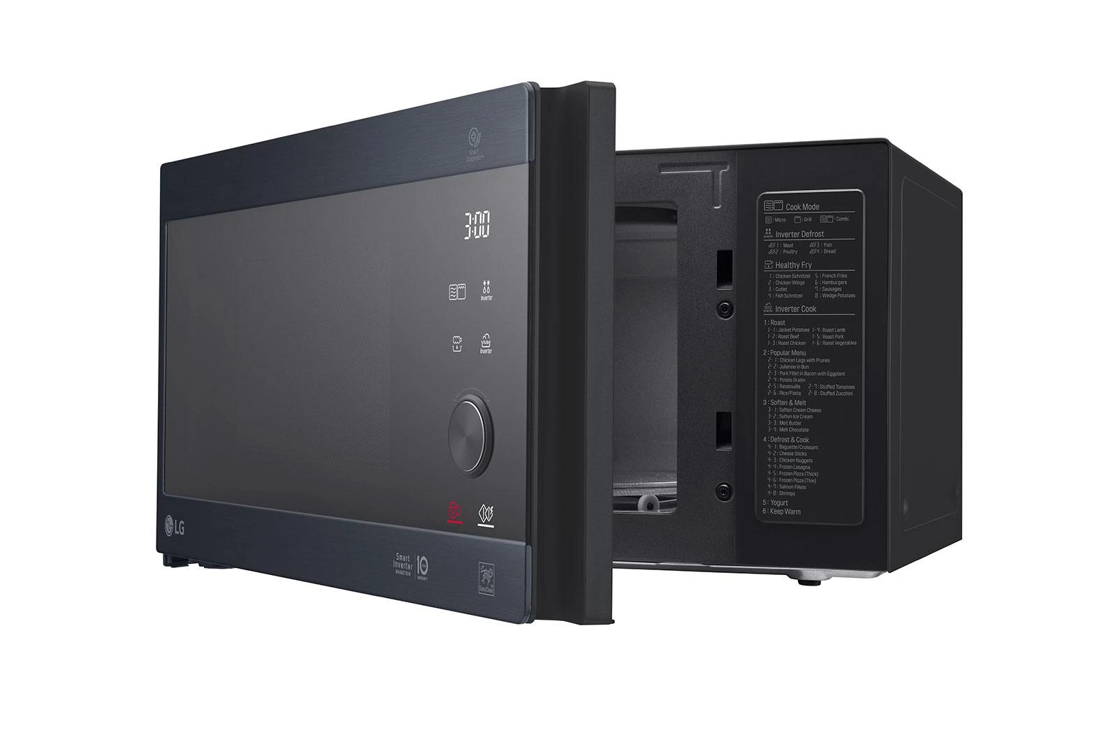 LG MH6565CPB mikrobangų krosnelė Stalviršis Mikrobangų krosnelė su kepsninės funkcija 25 L 1000 W Juoda