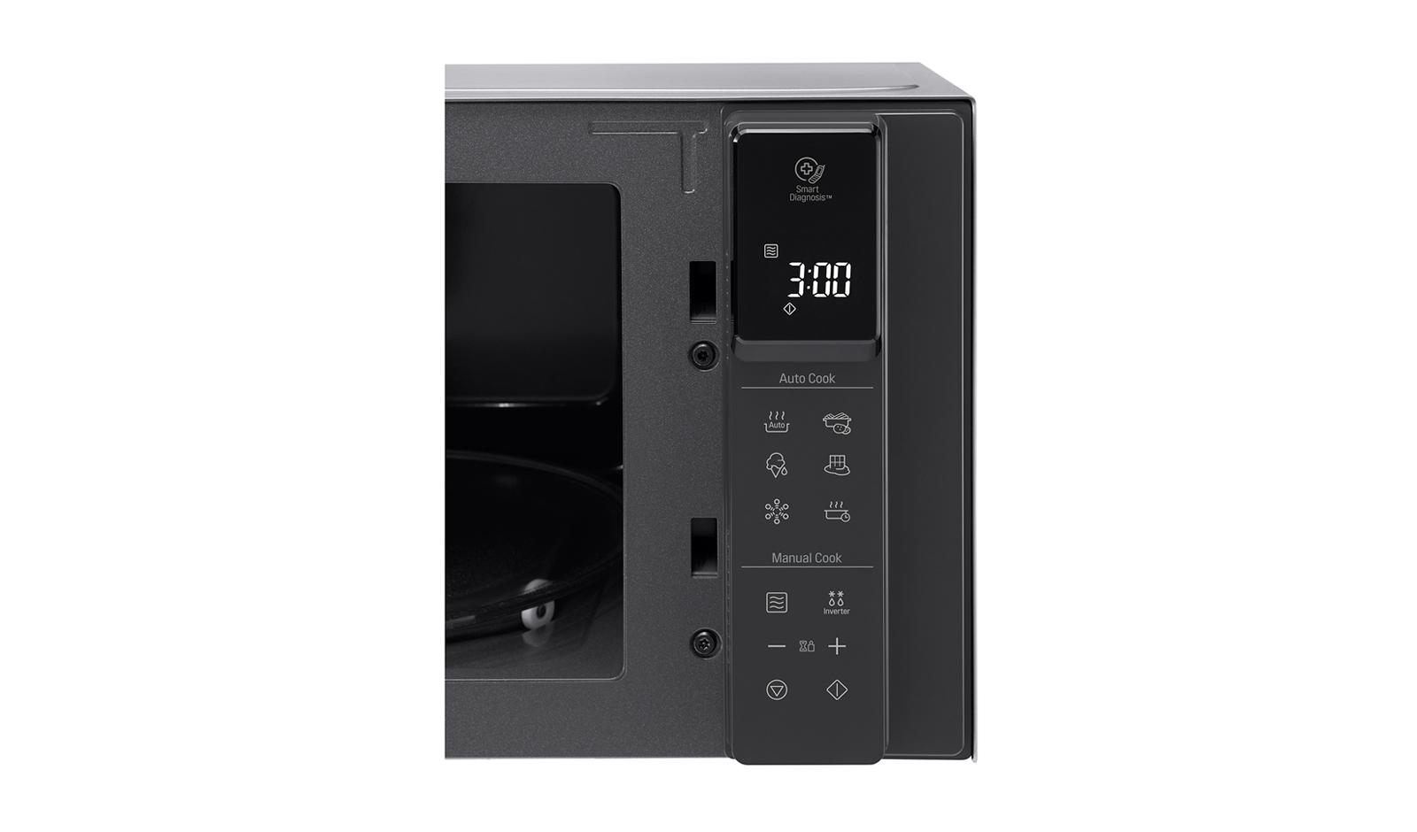 LG MS2595CIS mikrobangų krosnelė Stalviršis Mikrobangų krosnelė be papildomų funkcijų 25 L 1000 W Sidabras, Nerūdijančiojo plieno