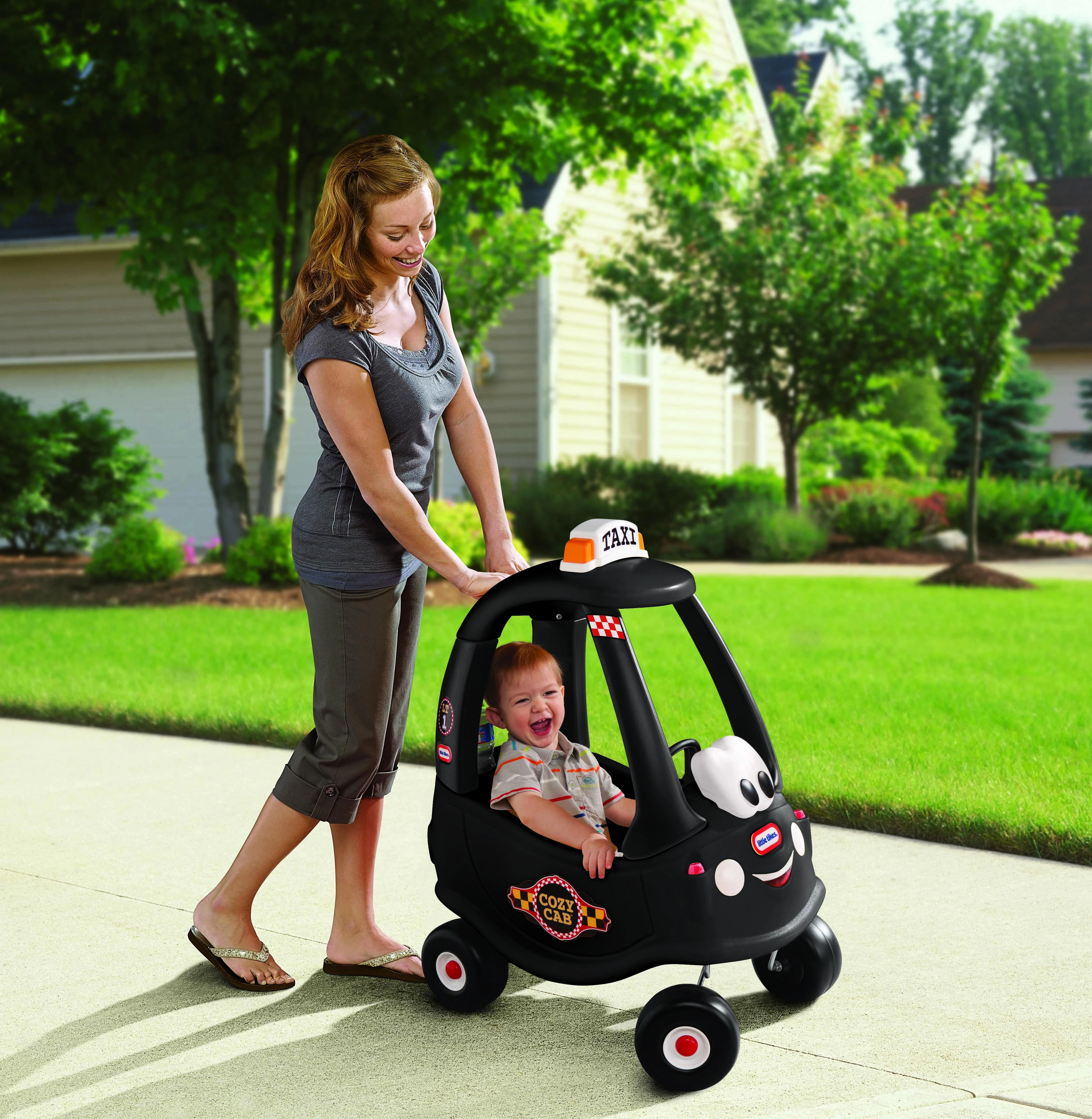 Paspiriama mašinėlė Little Tikes Cozy Coupe Taksi (160467)