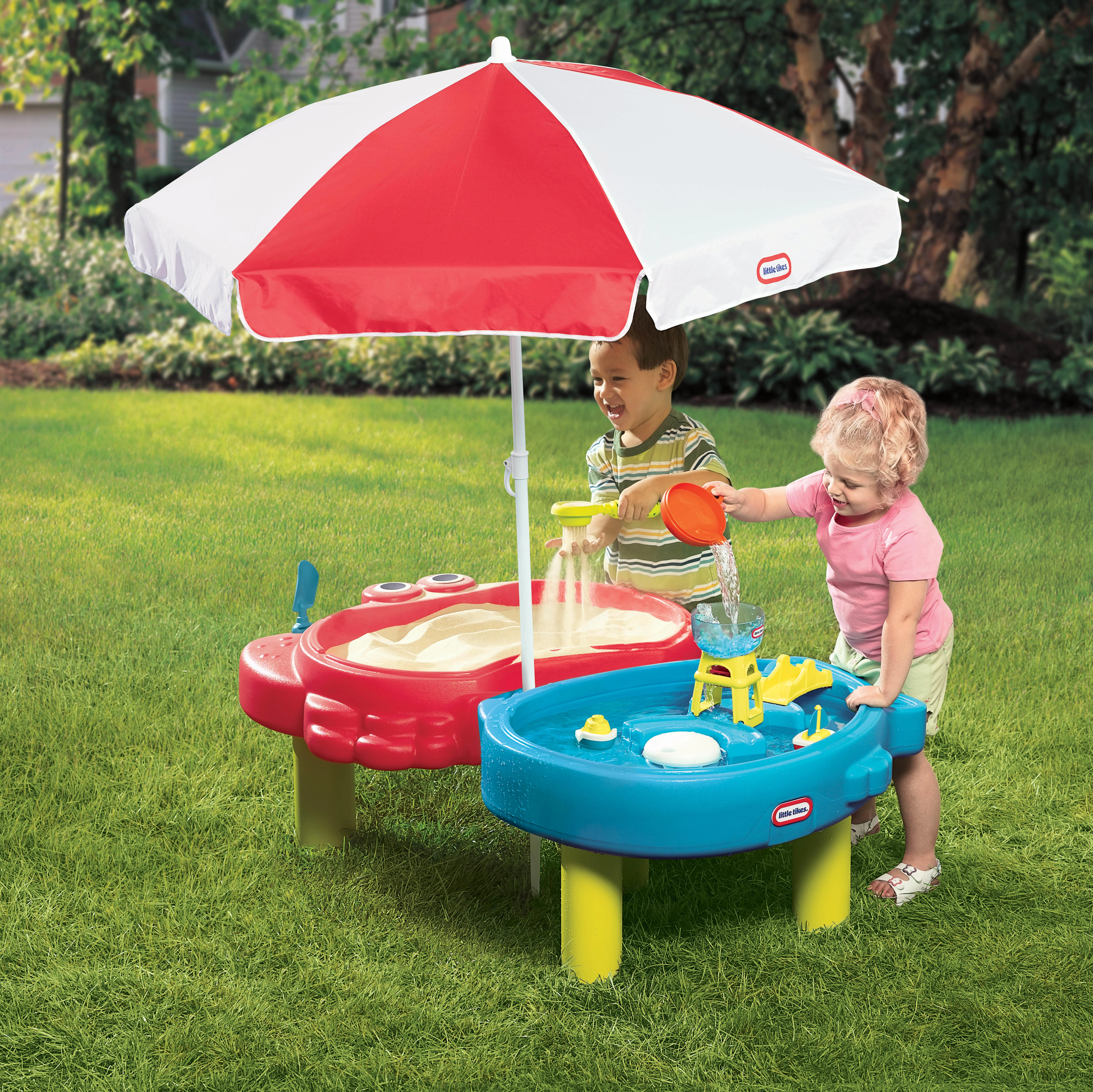Little Tikes smėlio ir vandens stalas su skėčiu