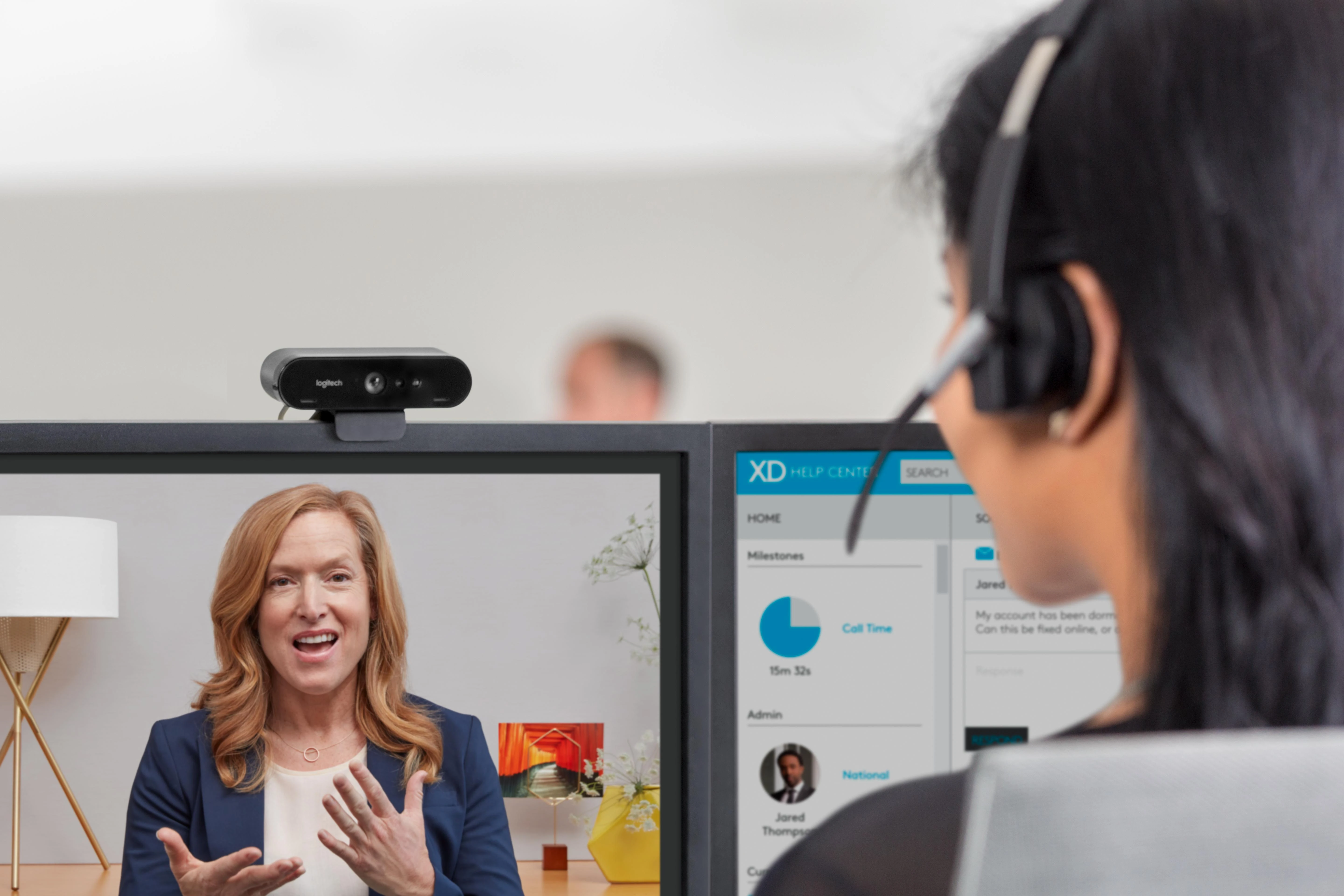 Internetinė kamera Logitech BRIO ULTRA HD PRO 4K (960-001106)