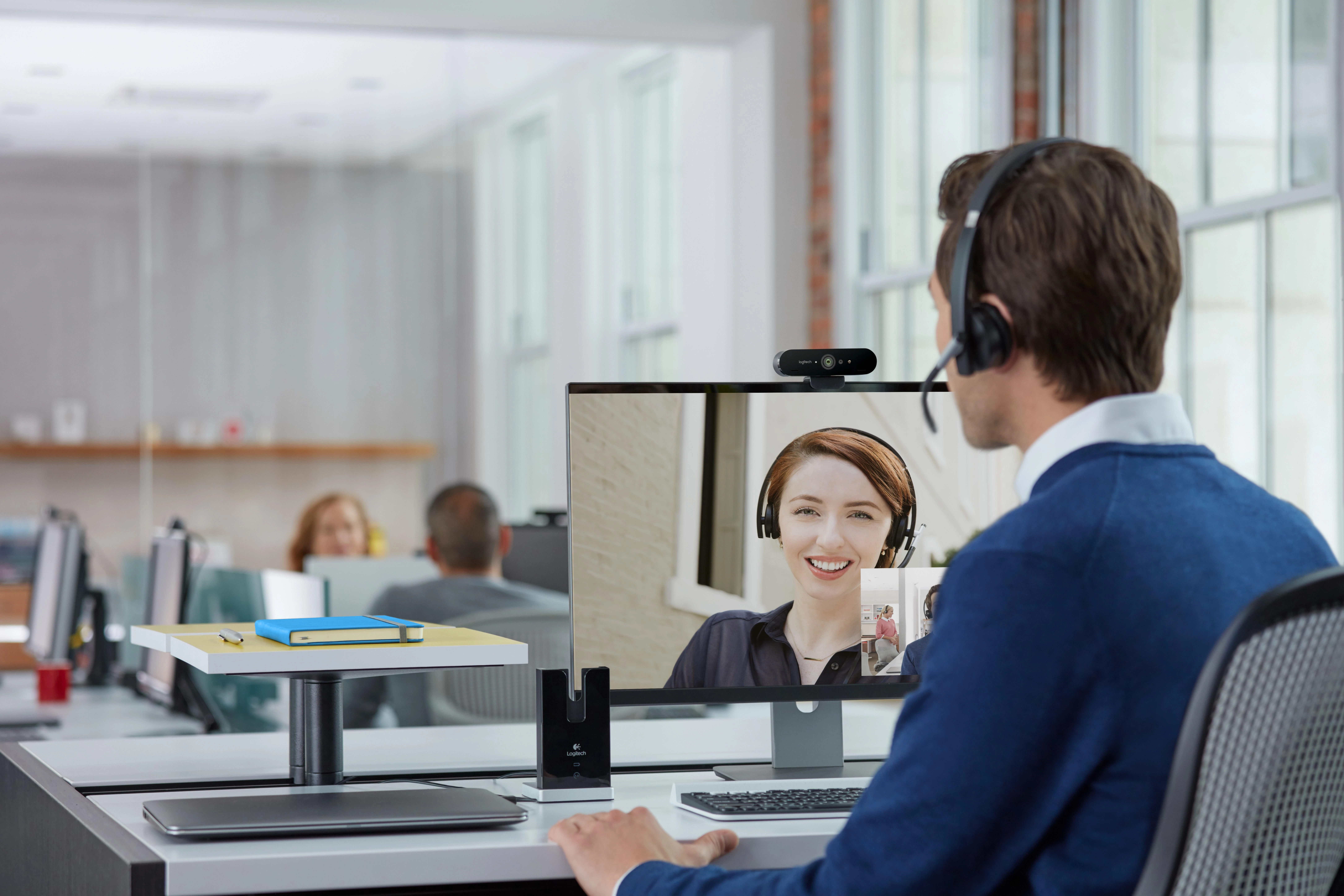 Internetinė kamera Logitech BRIO ULTRA HD PRO 4K (960-001106)