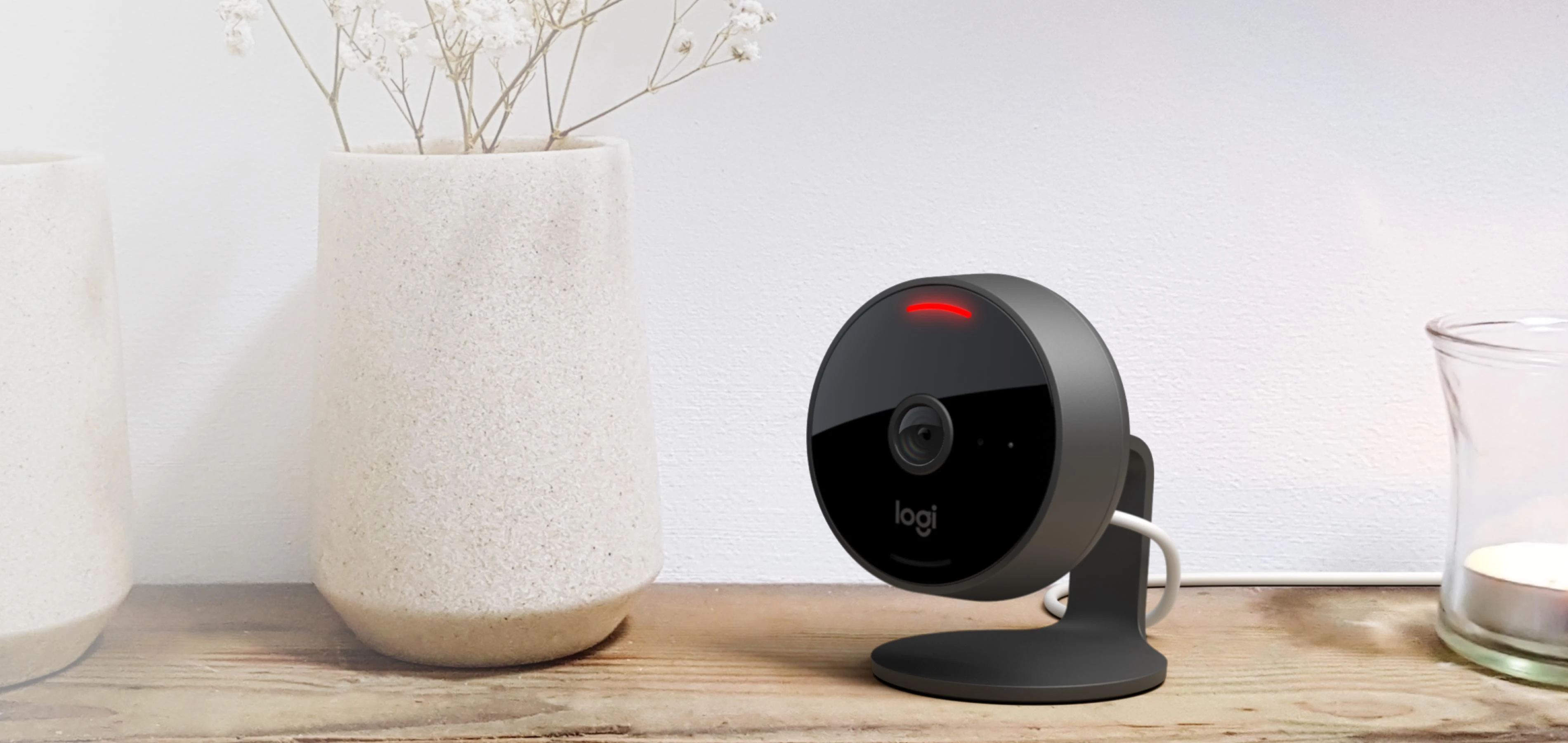 Logitech Circle View IP apsaugos kamera Vidaus ir lauko Šovinys Stalas / siena 1920 x 1080 pikseliai
