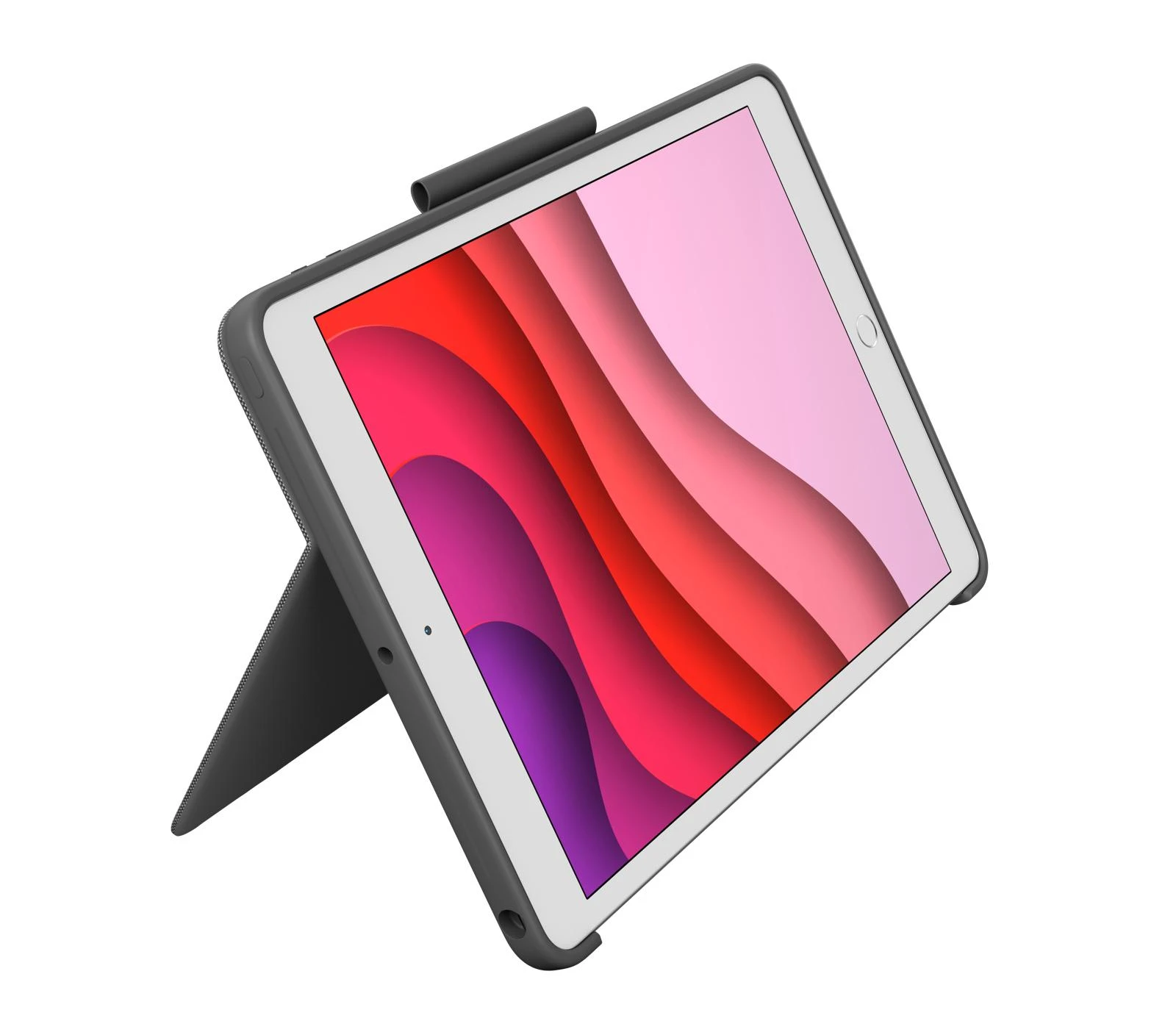 Logitech Combo Touch mobiliojo įrenginio klaviatūra QWERTZ Vokiečių Grafitas Smart Connector