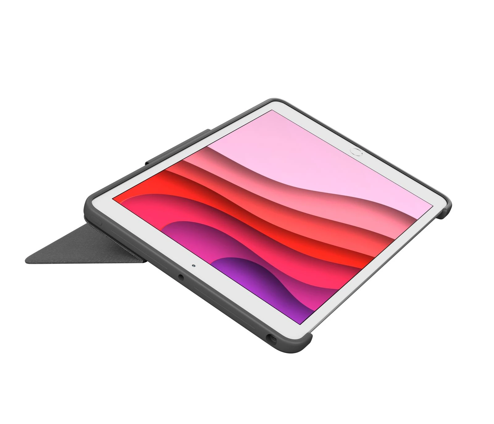 Logitech Combo Touch mobiliojo įrenginio klaviatūra QWERTZ Vokiečių Grafitas Smart Connector