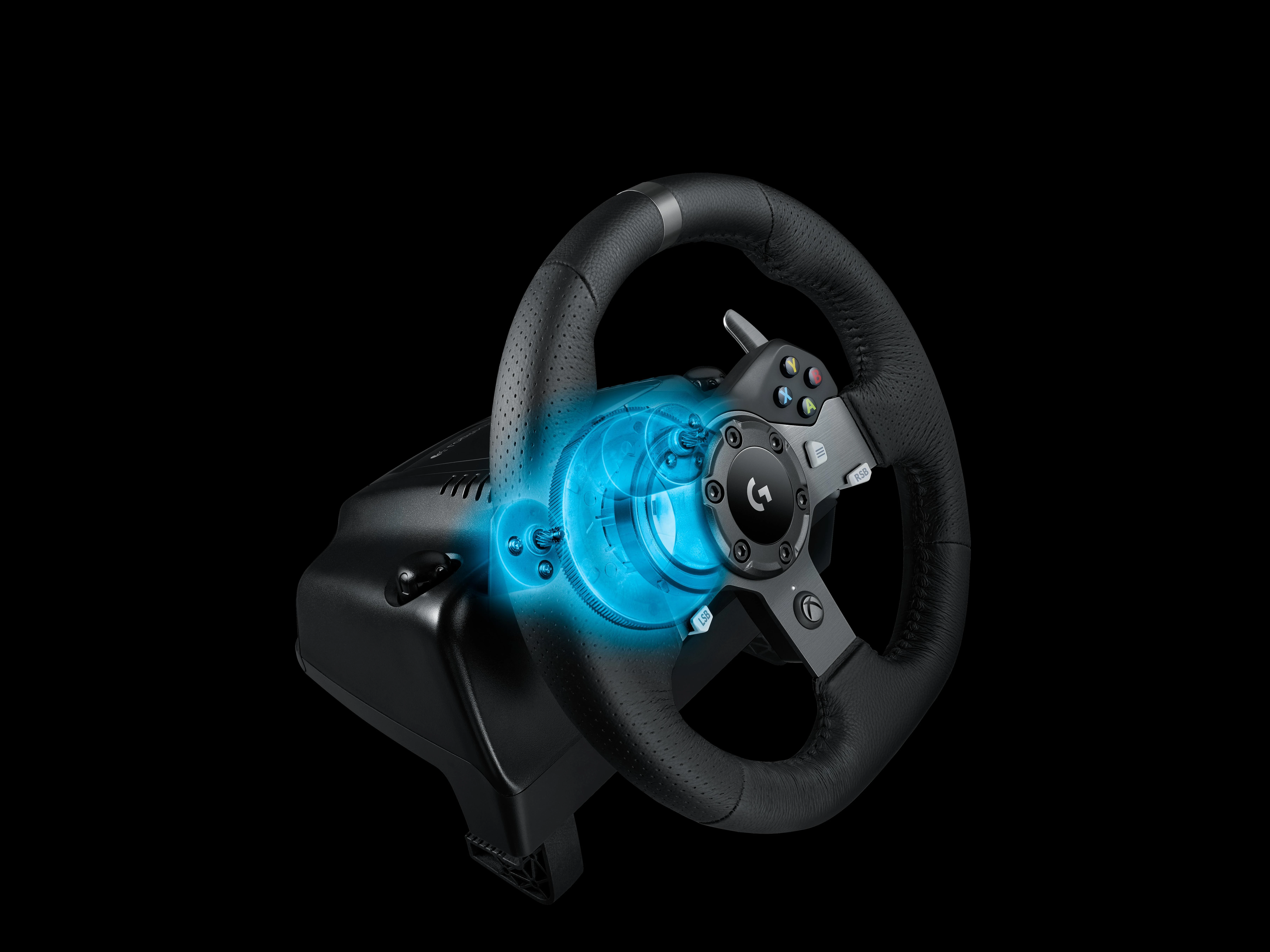 Logitech G920 Driving Force žaidimų vairas skirtas Xbox One ir PC su pedalais