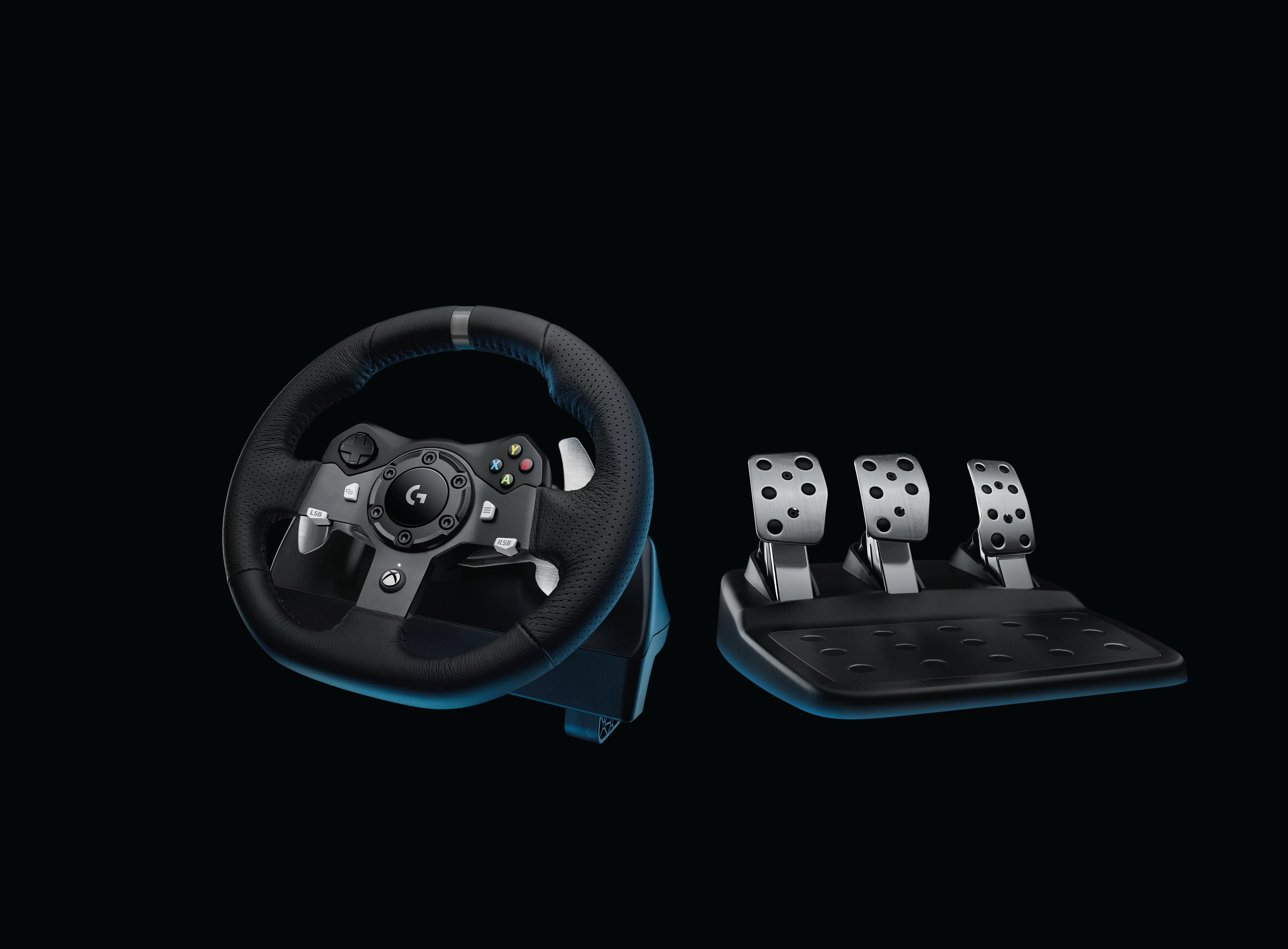 Logitech G920 Driving Force žaidimų vairas skirtas Xbox One ir PC su pedalais