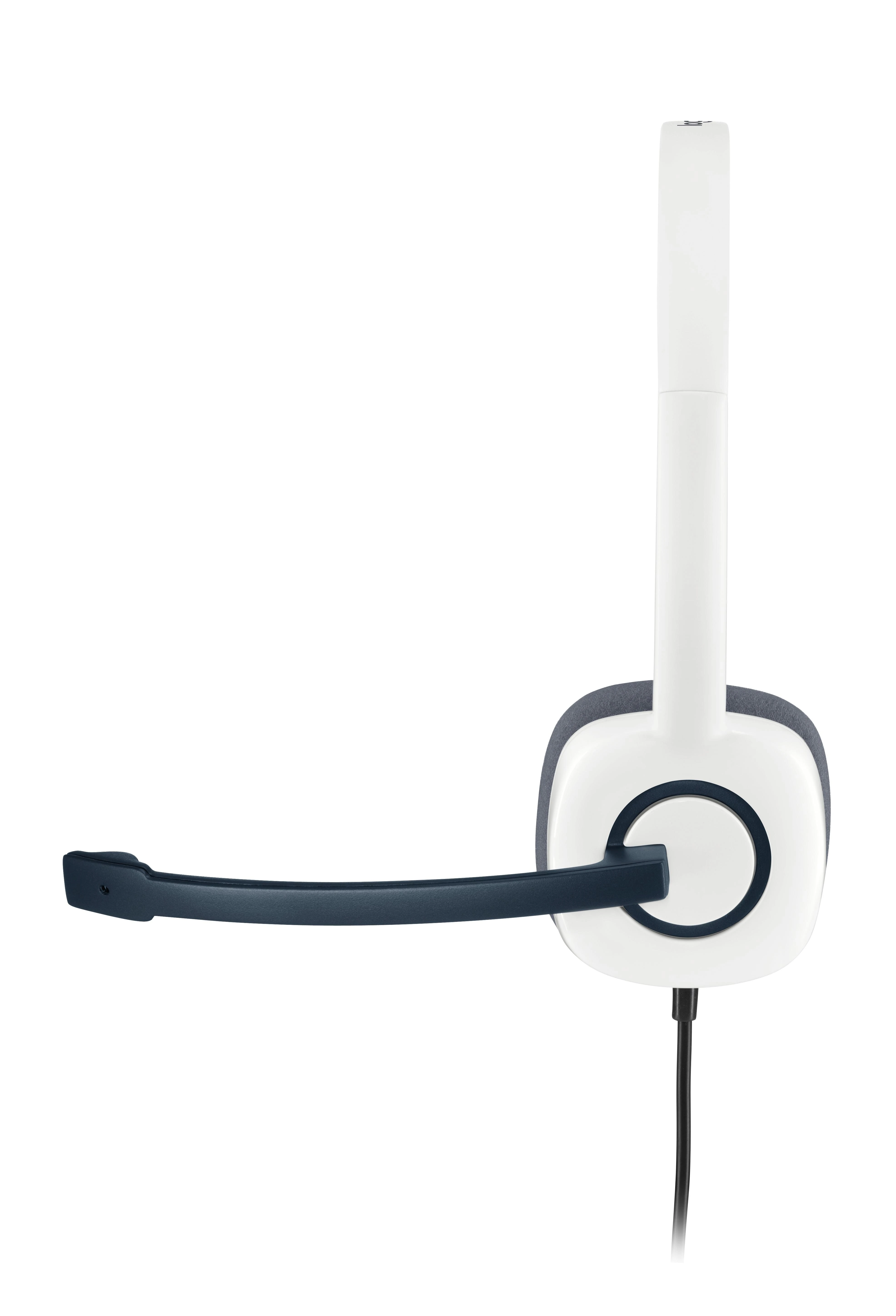 LOGITECH H150 ausinės su mikrofonu, baltos