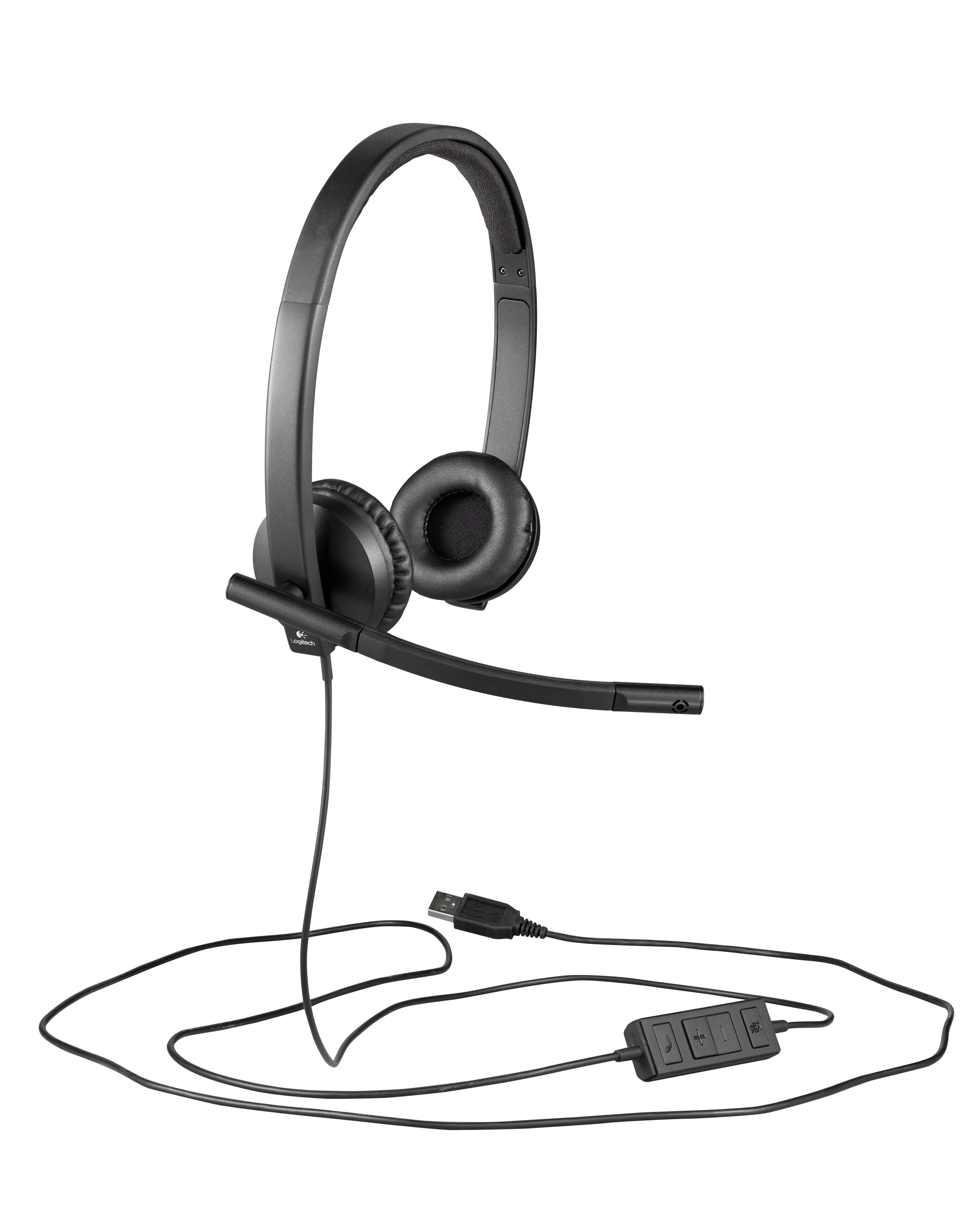 LOGITECH USB Ausinės H570e Ausinės on-ear su laidu