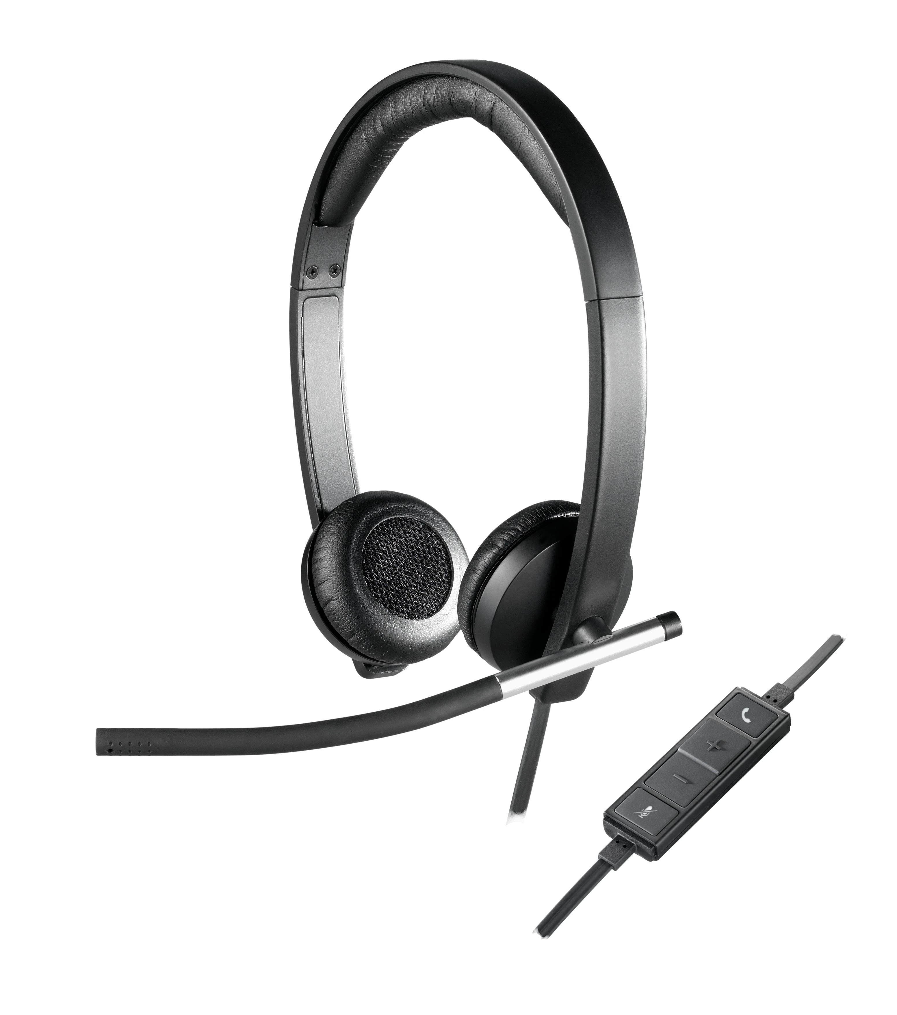 Universalios ausinės Logitech H650e, Stereo, su mikrofonu, USB jungtis