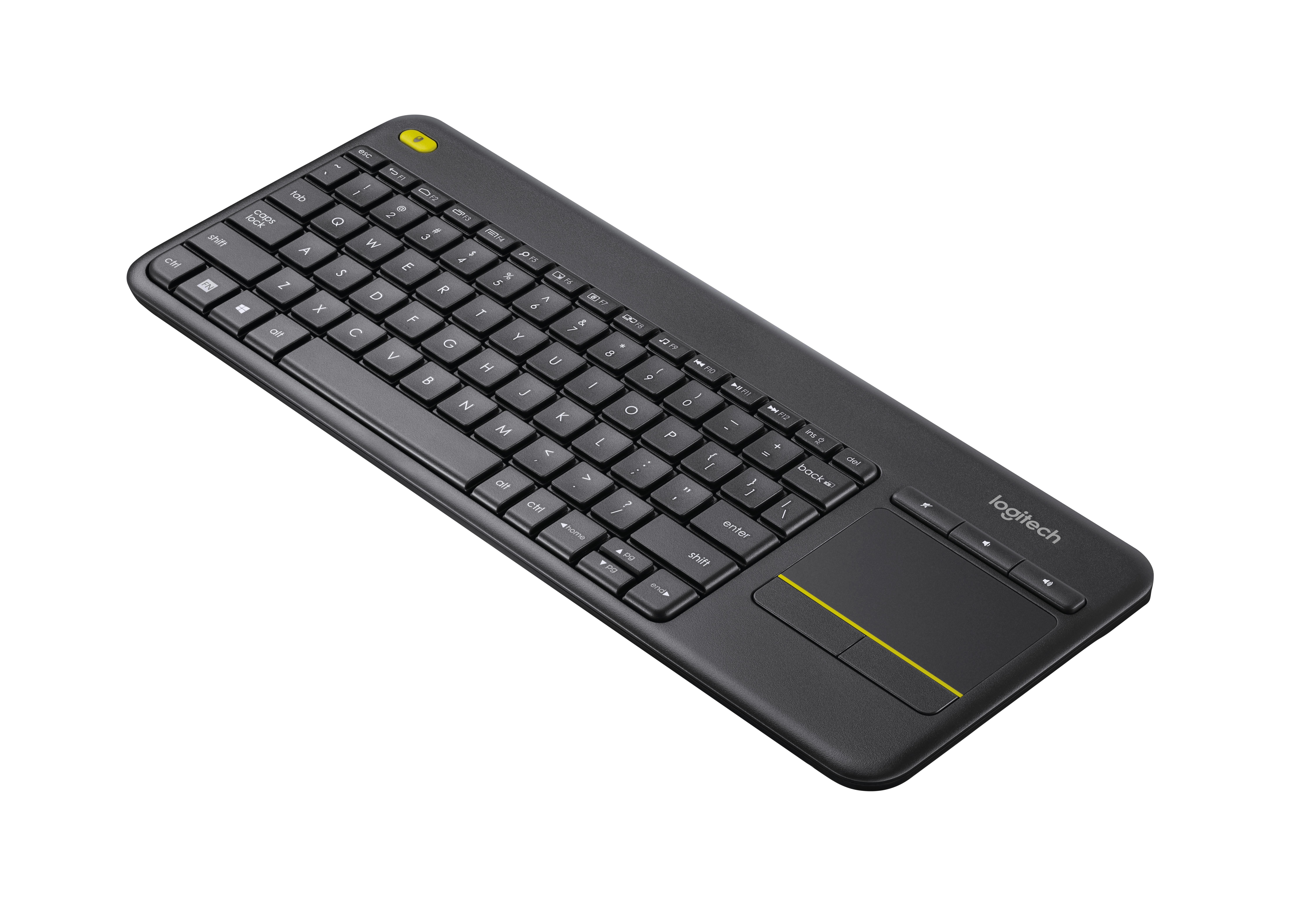 Belaidė klaviatūra Logitech K400 Plus, juoda