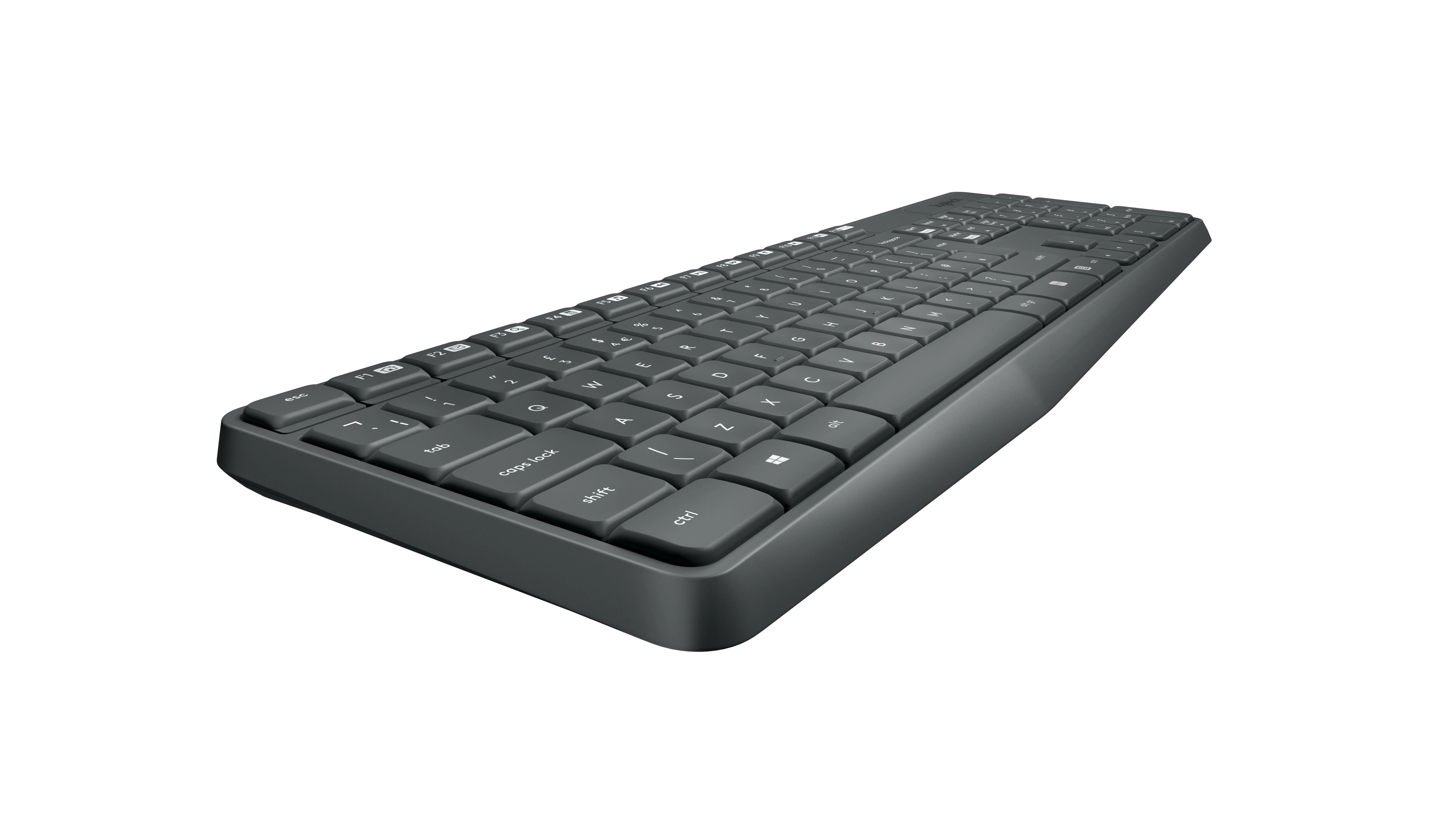 Belaidis klaviatūros ir pelės rinkinys Logitech MK235, US išdėstymas