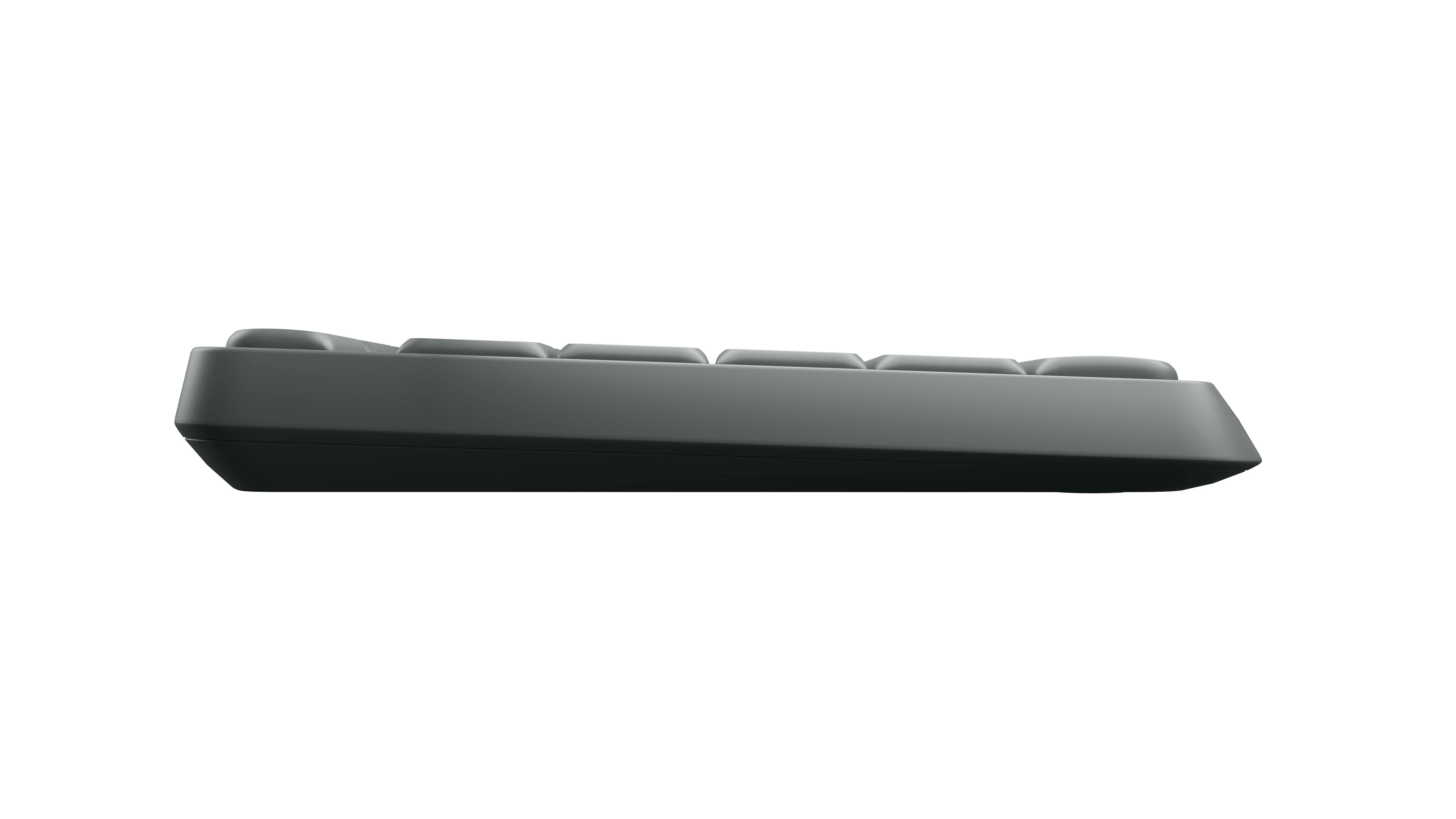 Logitech MK235 klaviatūra Radijo dažnio belaidė QWERTZ Vokiečių Pilka