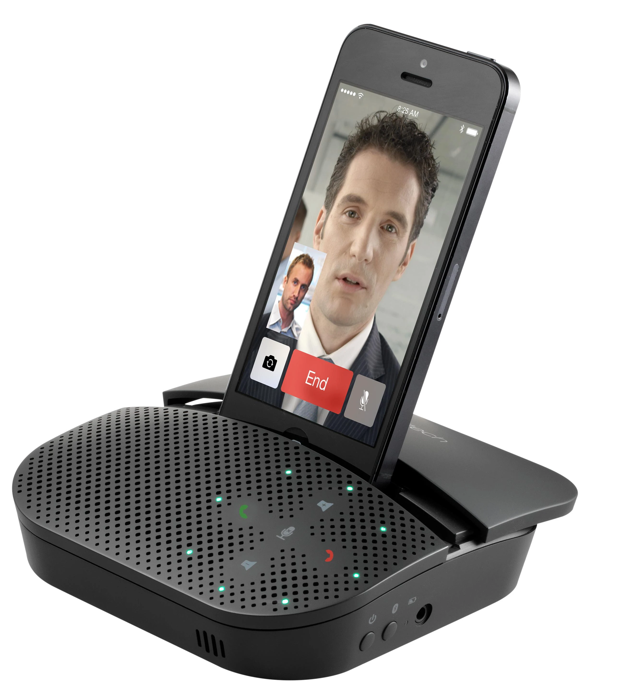 Logitech P710e telefonas su garsiakalbiu Mobilusis telefonas Juoda USB/Bluetooth