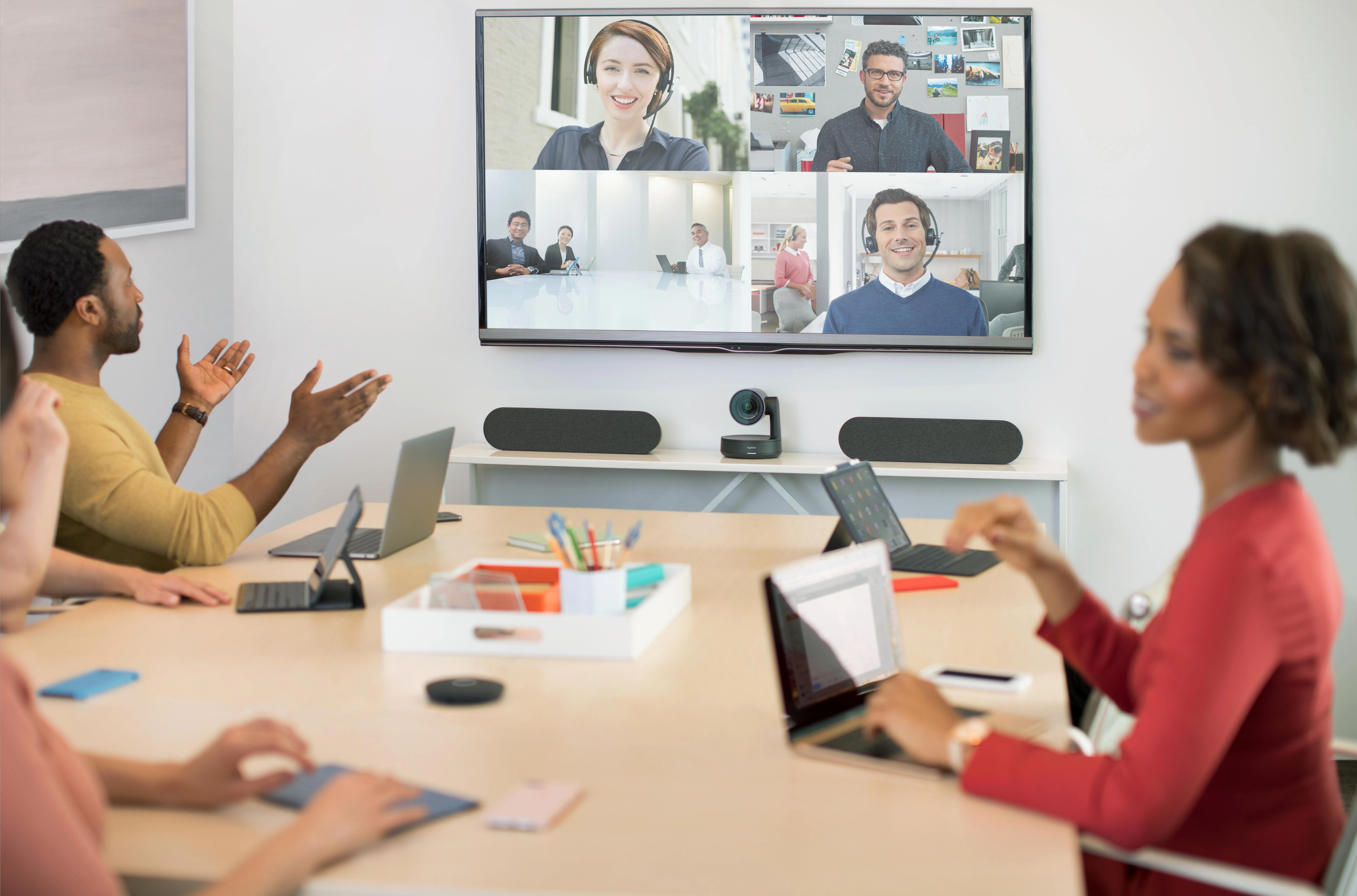 LOGITECH RALLY WEBCAM - BOLIDE - IN-HOUSE/EMS - EMEA - Juodas - BUSINESS - USB - EU