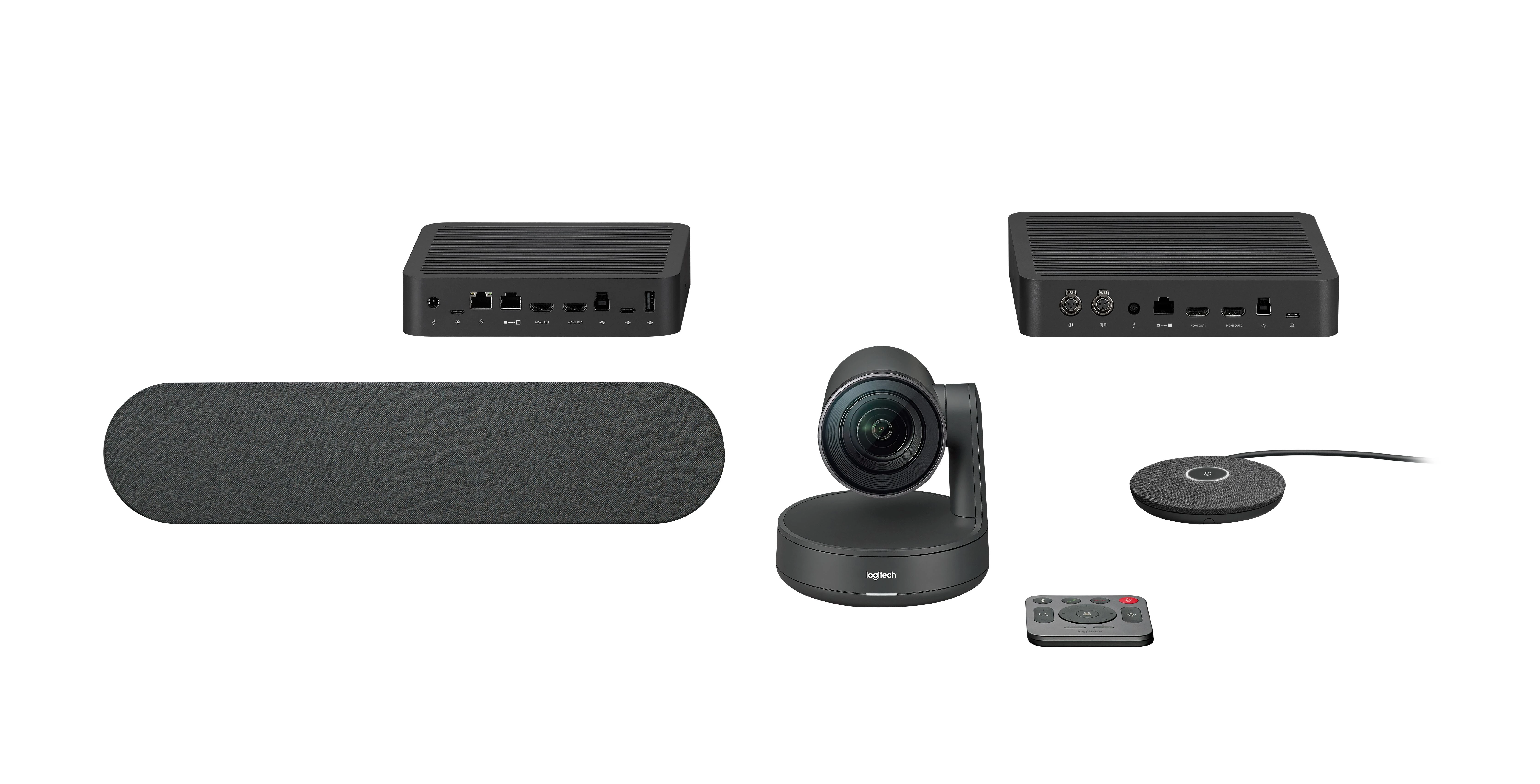 LOGITECH RALLY WEBCAM - BOLIDE - IN-HOUSE/EMS - EMEA - Juodas - BUSINESS - USB - EU