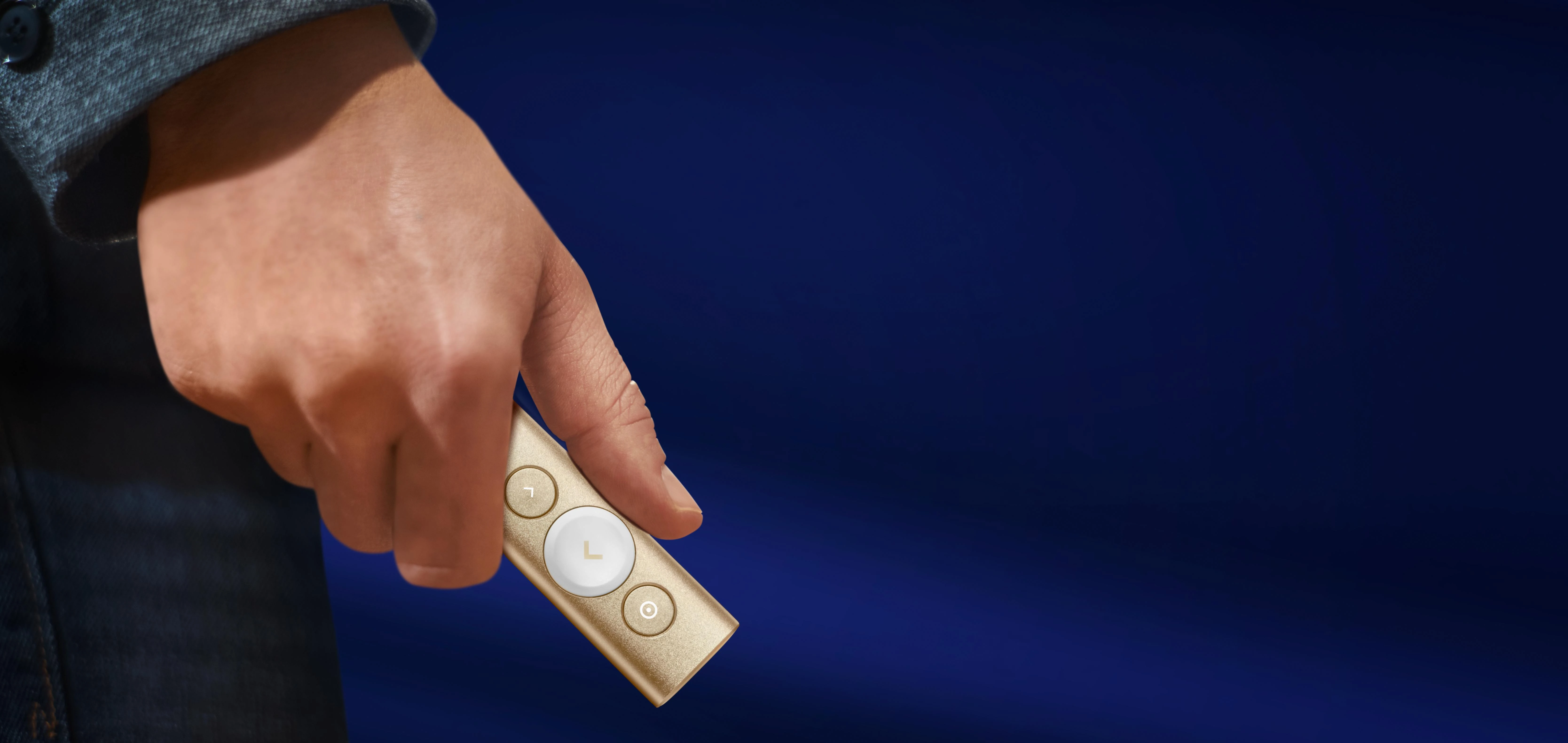 Logitech Spotlight belaidis valdymo pultas pristatymams Bluetooth/RF Auksas