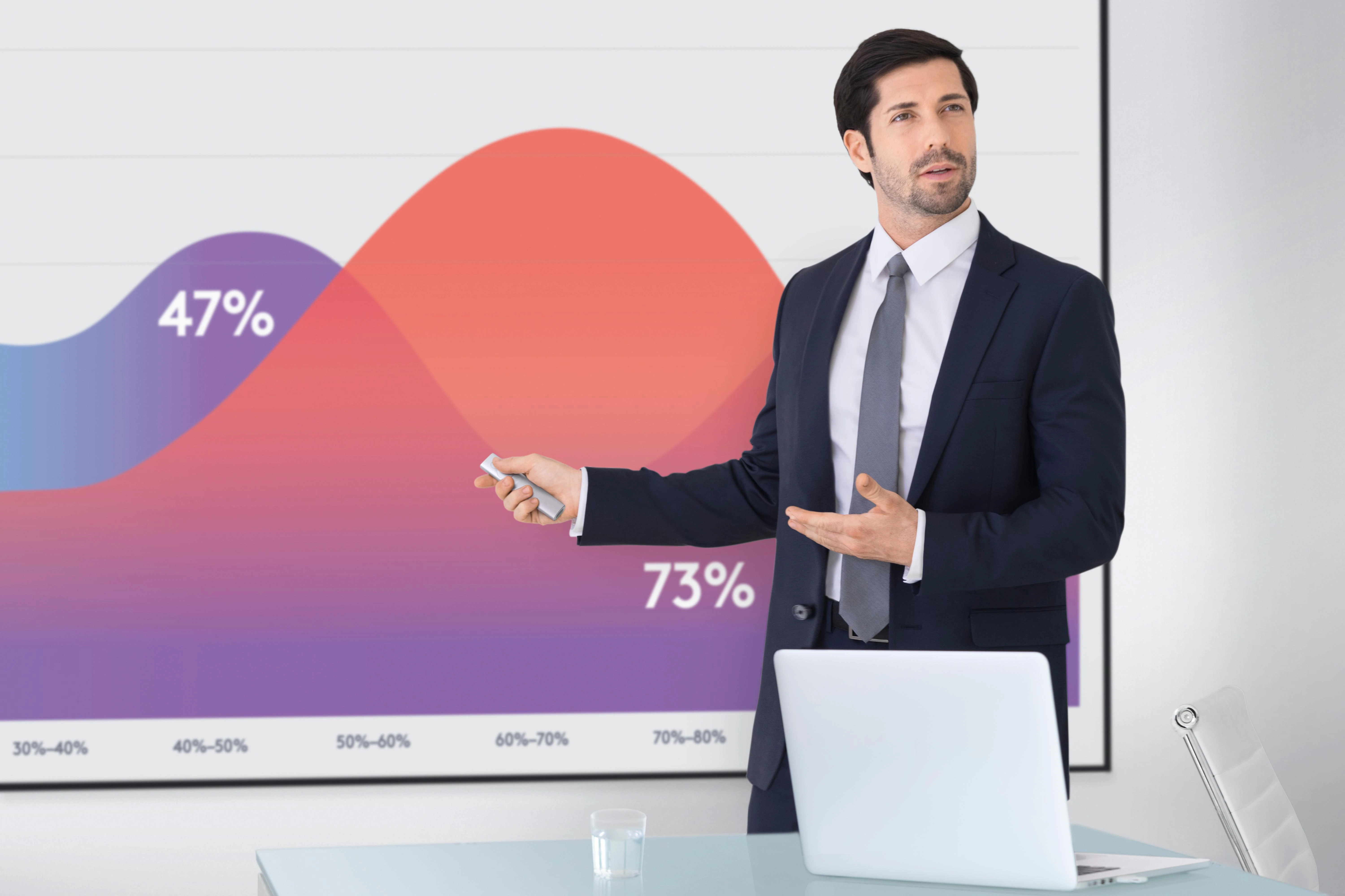 LOGITECH Spotlight Plus Presentation nuotolinio valdymo pultas su 3 mygtukais