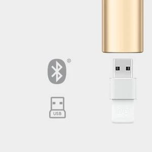 Logitech Spotlight belaidis valdymo pultas pristatymams Bluetooth/RF Auksas