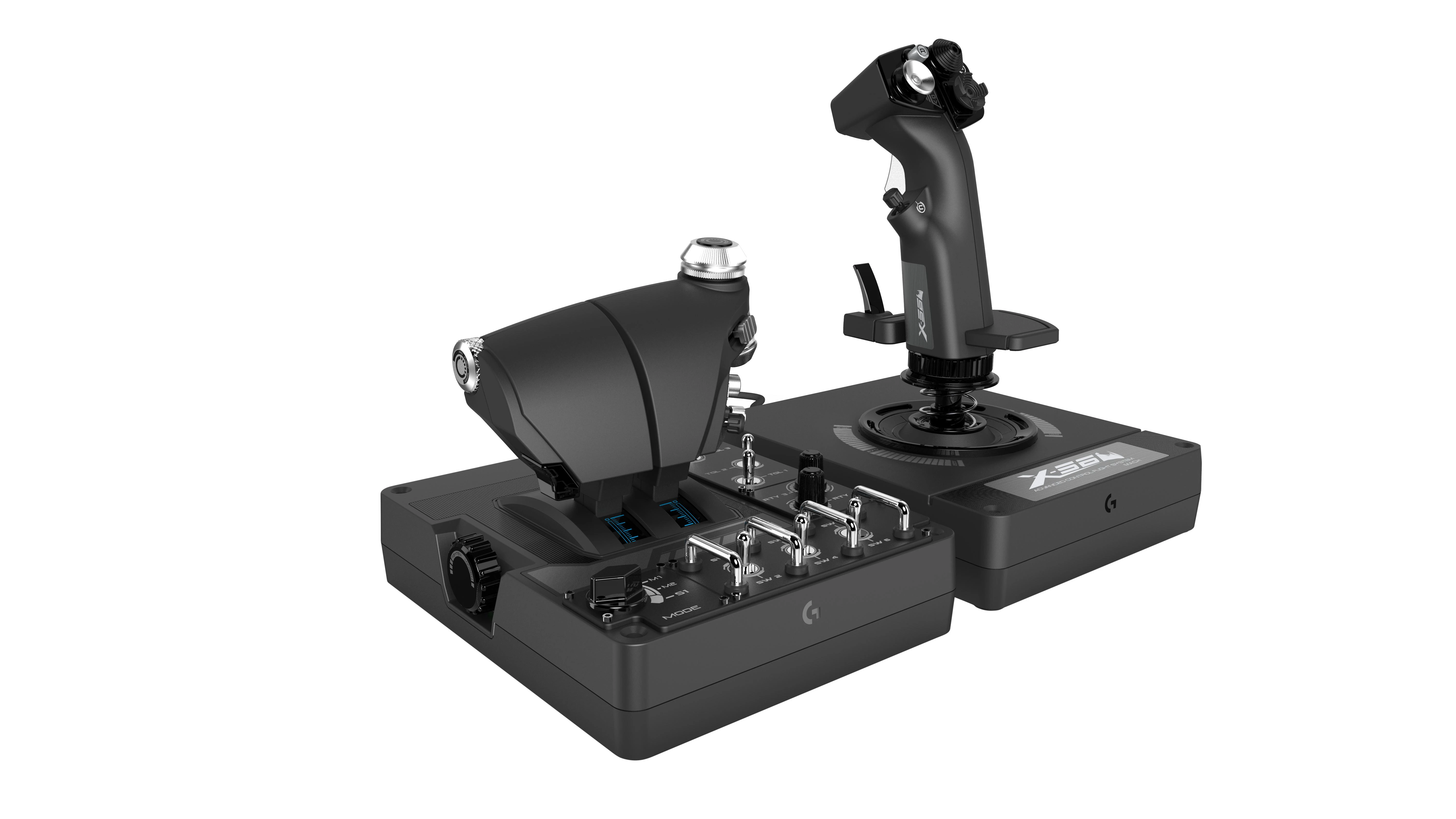 Logitech X56 H.O.T.A.S. USB Juoda
