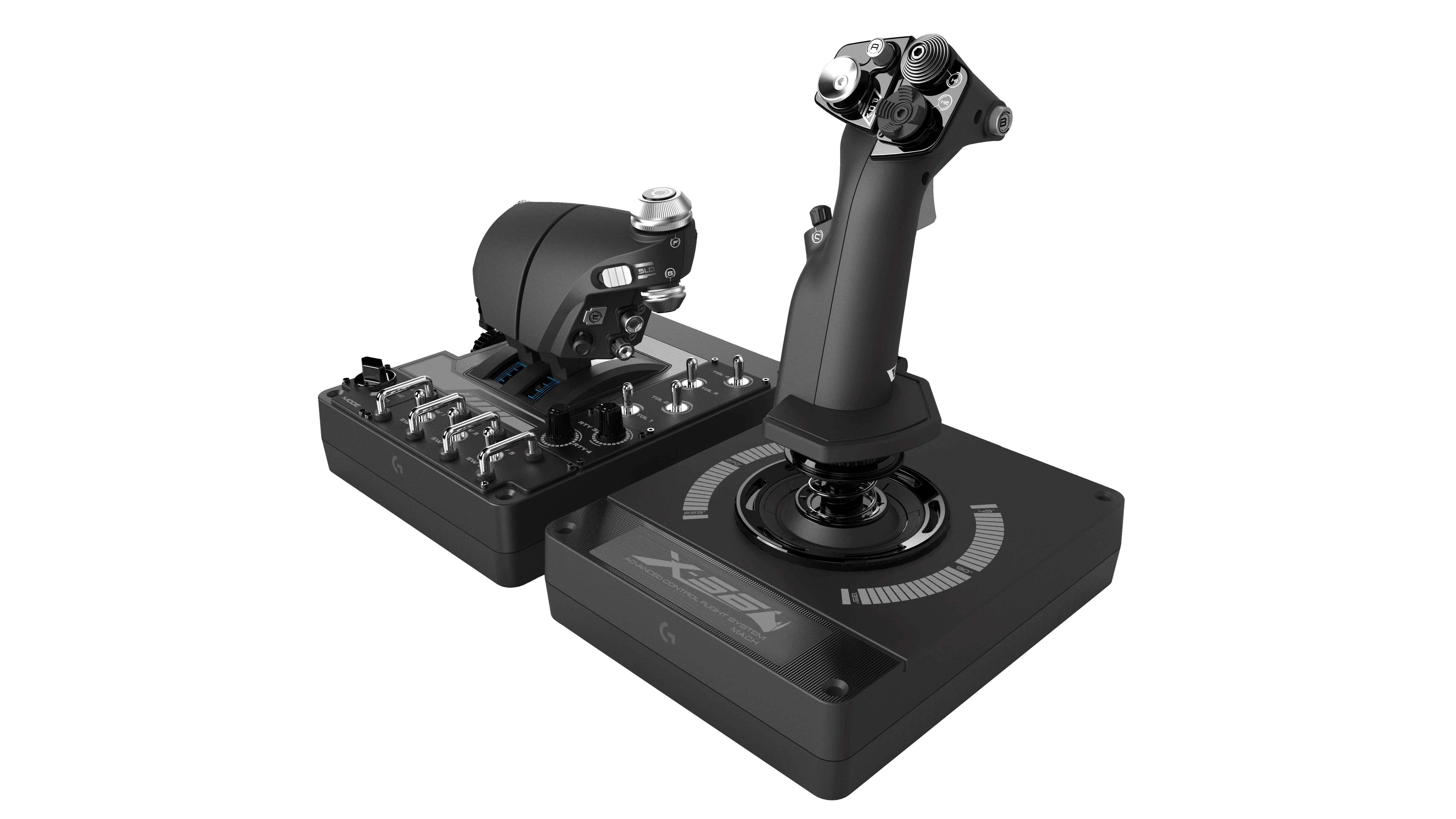 Logitech X56 H.O.T.A.S. USB Juoda