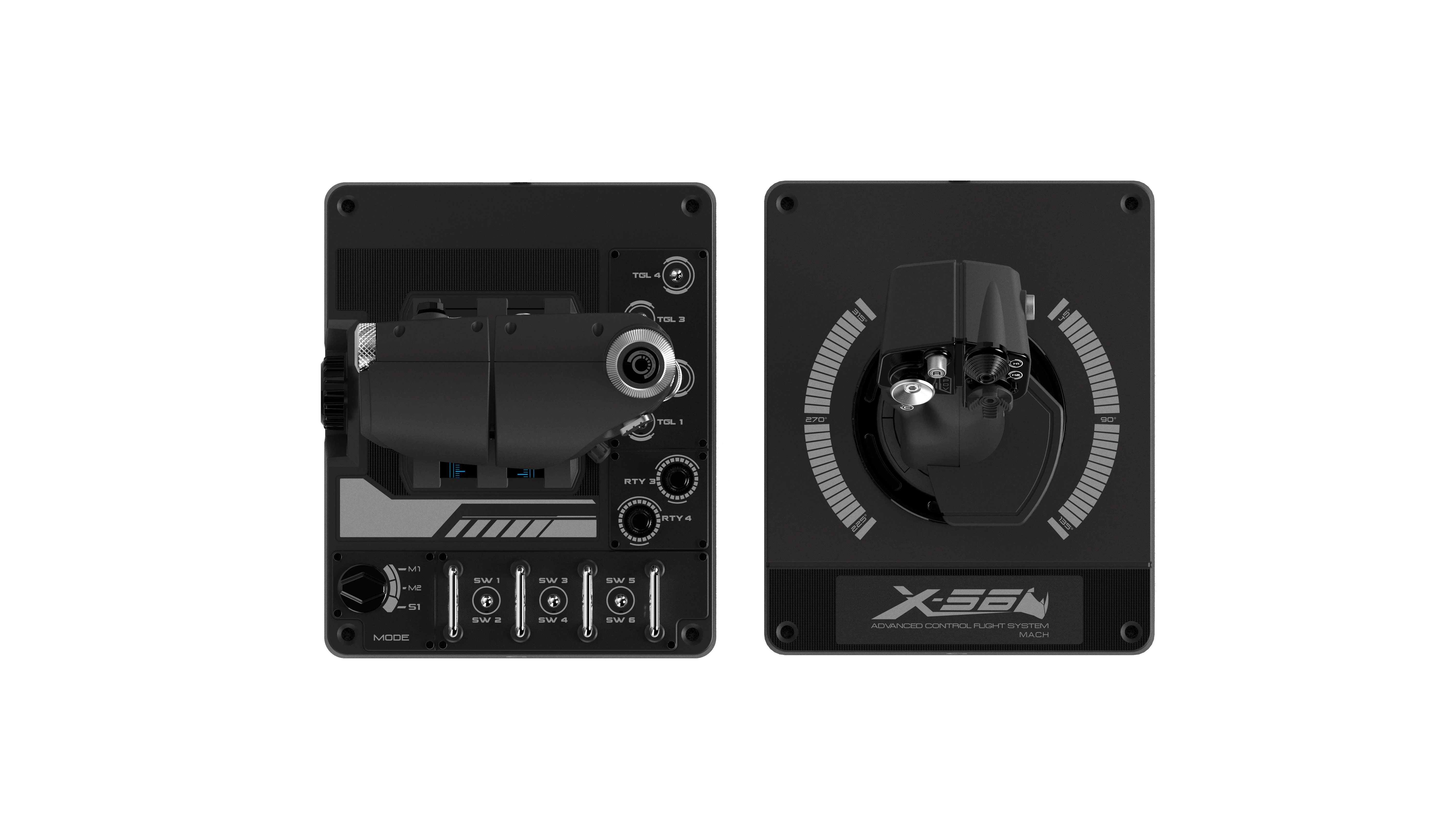 Logitech X56 H.O.T.A.S. USB Juoda
