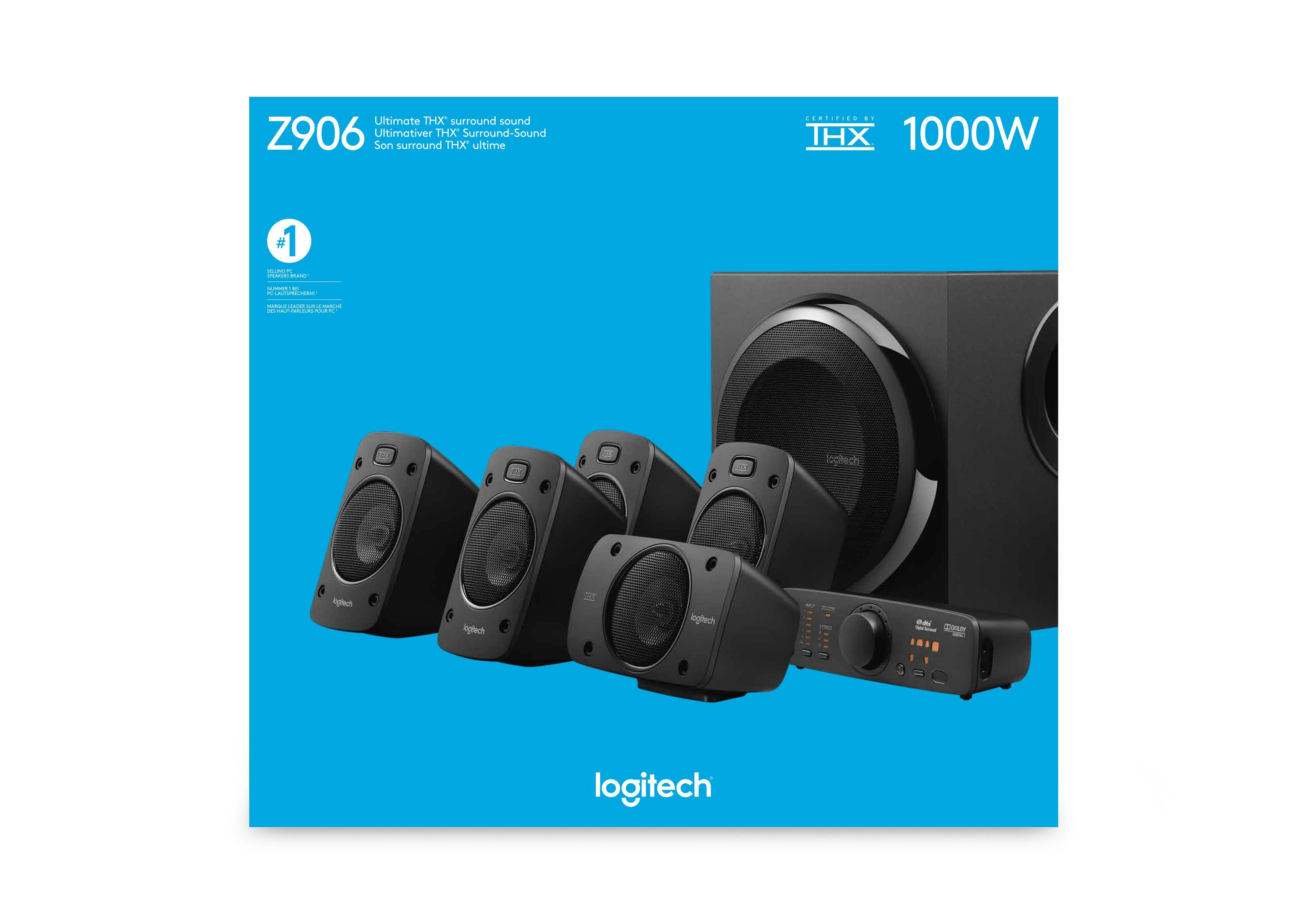 Kompiuterio kolonėlės LOGITECH Z906 5.1 erdvinio garso garsiakalbis