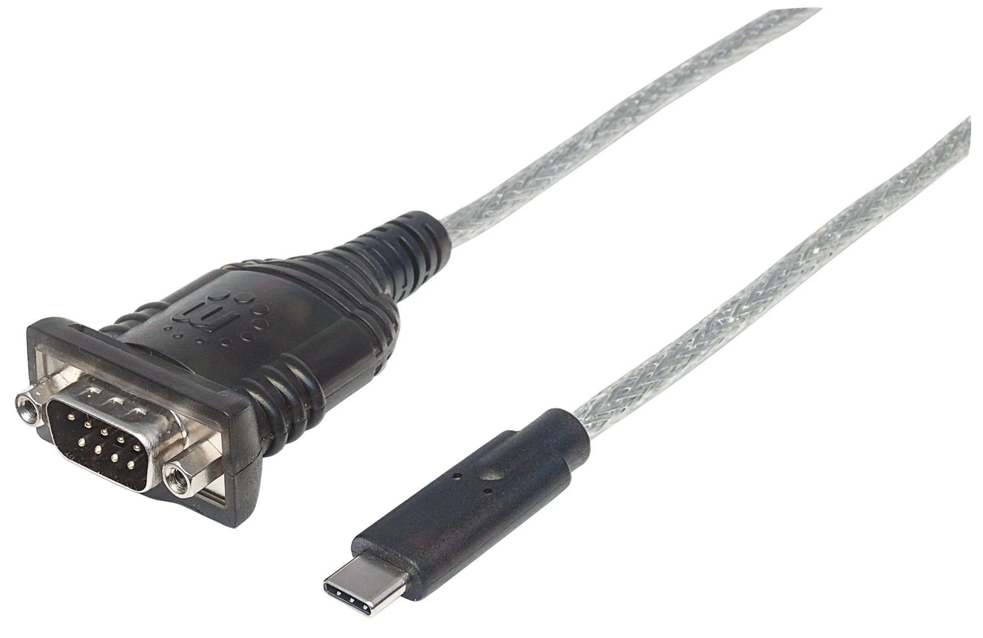 Intracom USB-C į RS232 adapteris su permatomu laidu