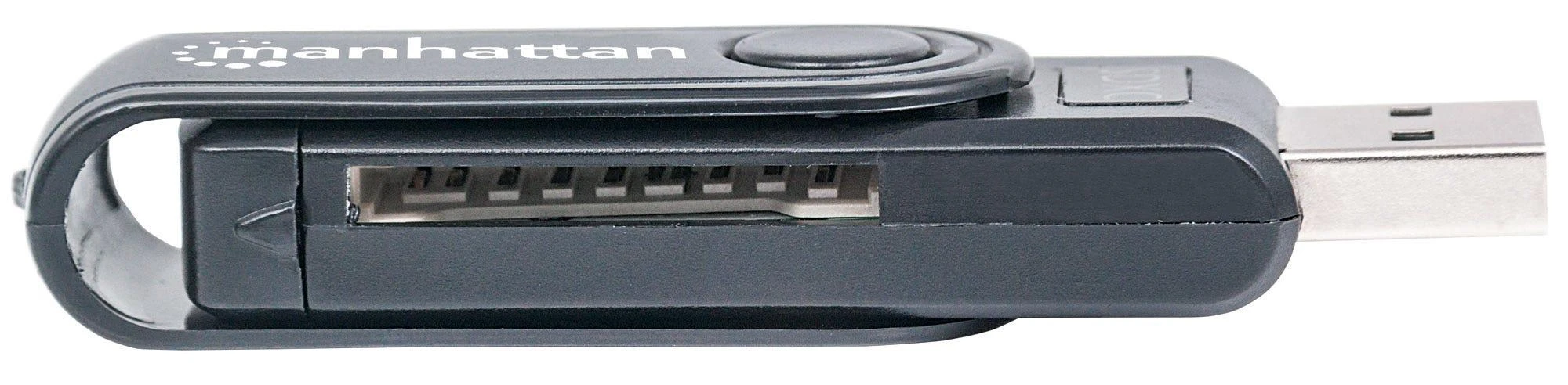 Manhattan 24-in-1 kortelių skaitytuvas su USB jungtimi