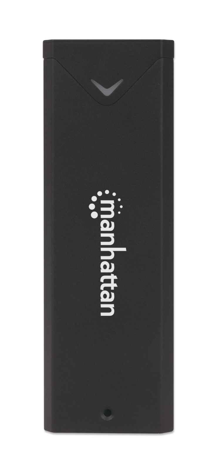 Manhattan 130530 saugojimo diskų korpusas M.2 SSD korpusas Juoda