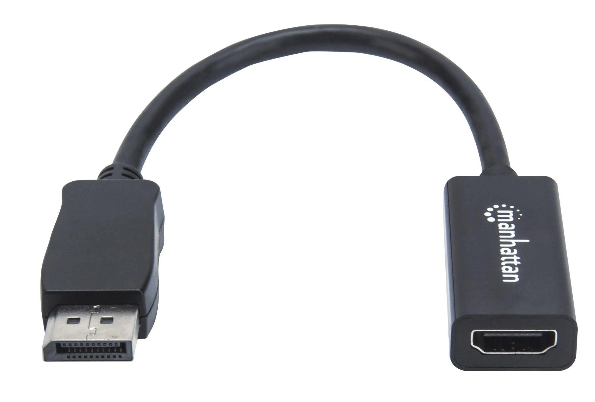 Manhattan 151634 kabelių sąsaja / invertavimo adapteris DisplayPort HDMI Juoda