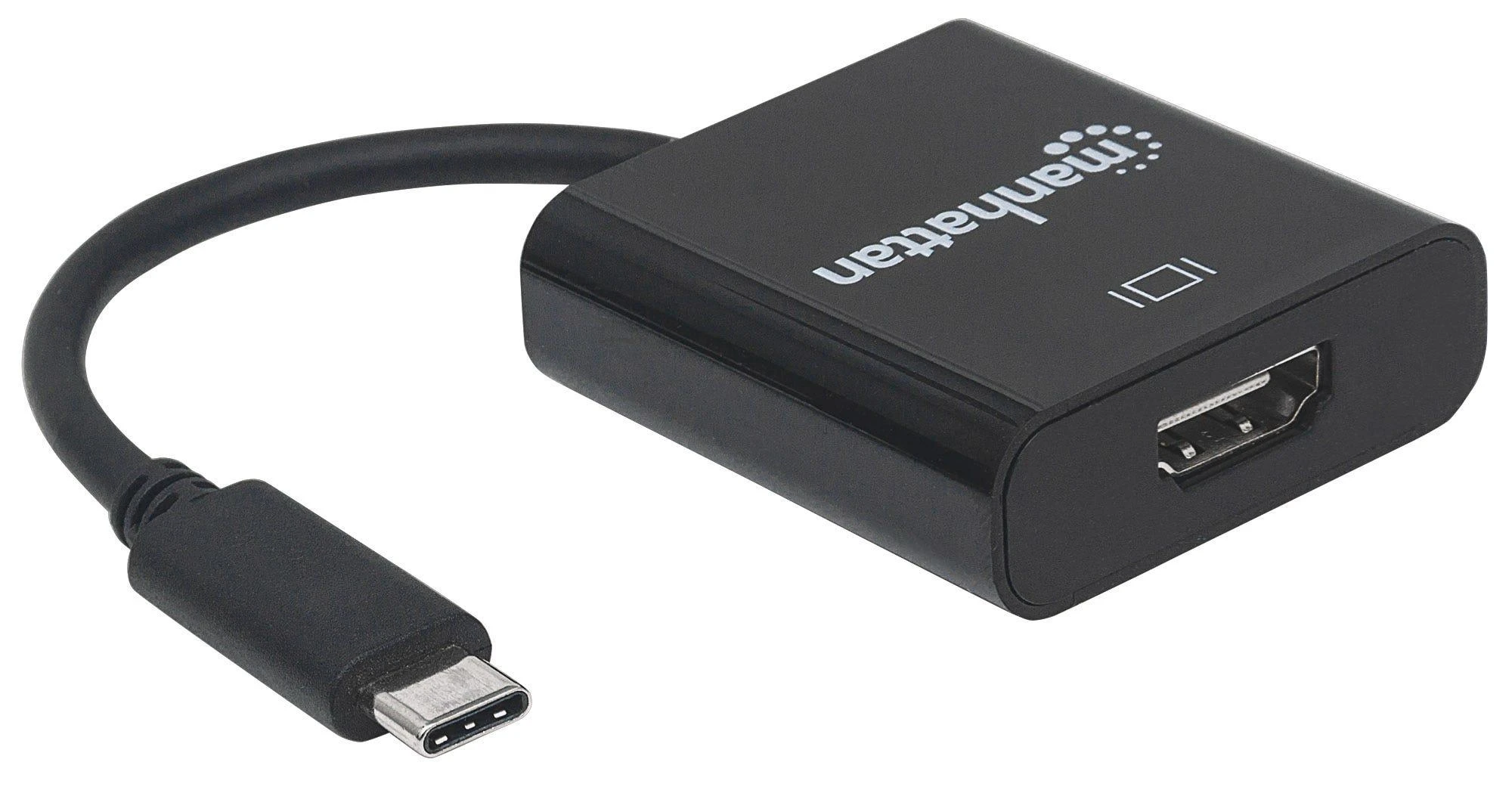 Manhattan USB-C į HDMI adapteris, juodas