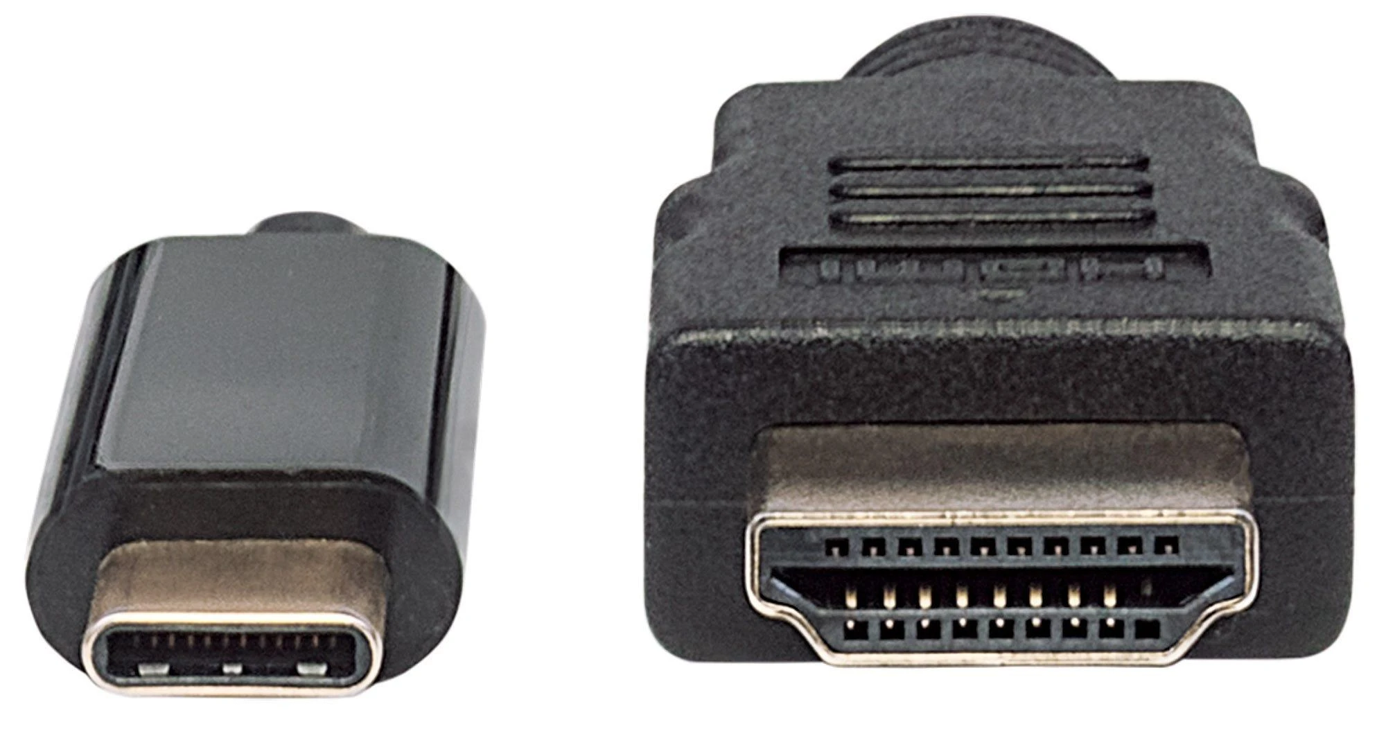 StarTech Manhattan 152235 vaizdo kabelio adapteris 1 m C tipo USB HDMI Juoda