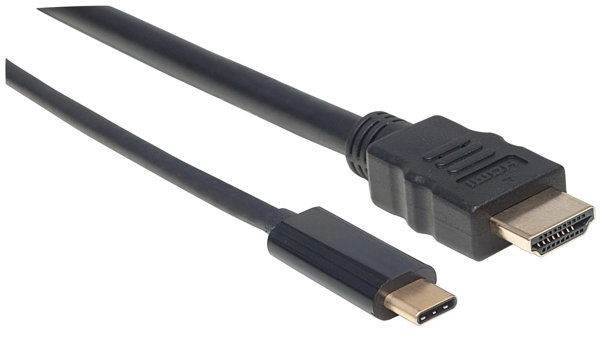 USB-C į HDMI kabelis su jungtimis