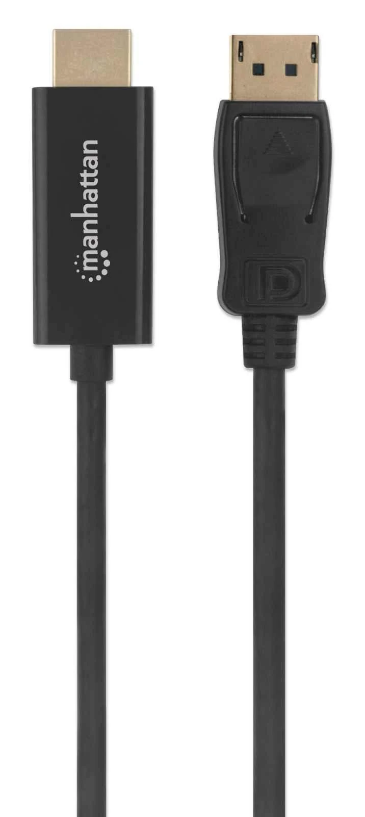 Manhattan 153201 vaizdo kabelio adapteris 1,8 m DisplayPort HDMI Juoda