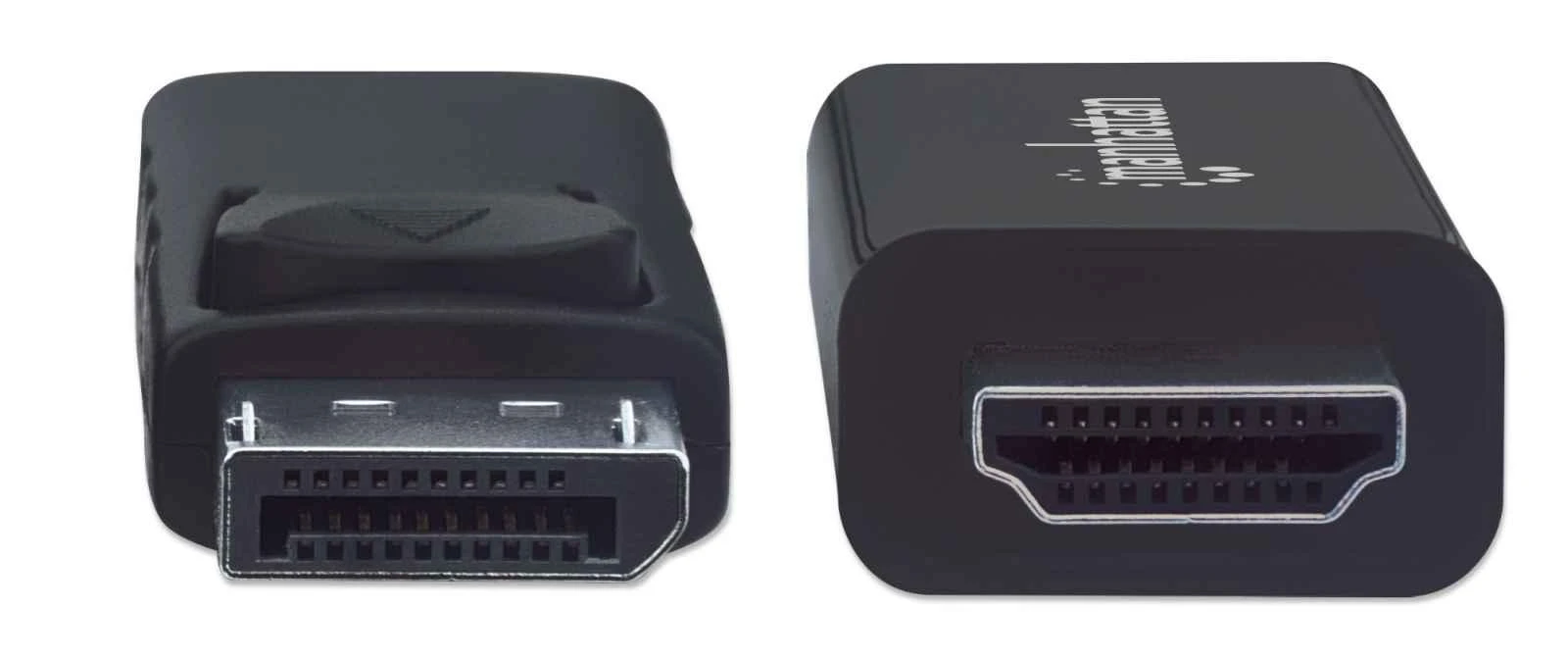 Manhattan DisplayPort į HDMI kištukų detalė
