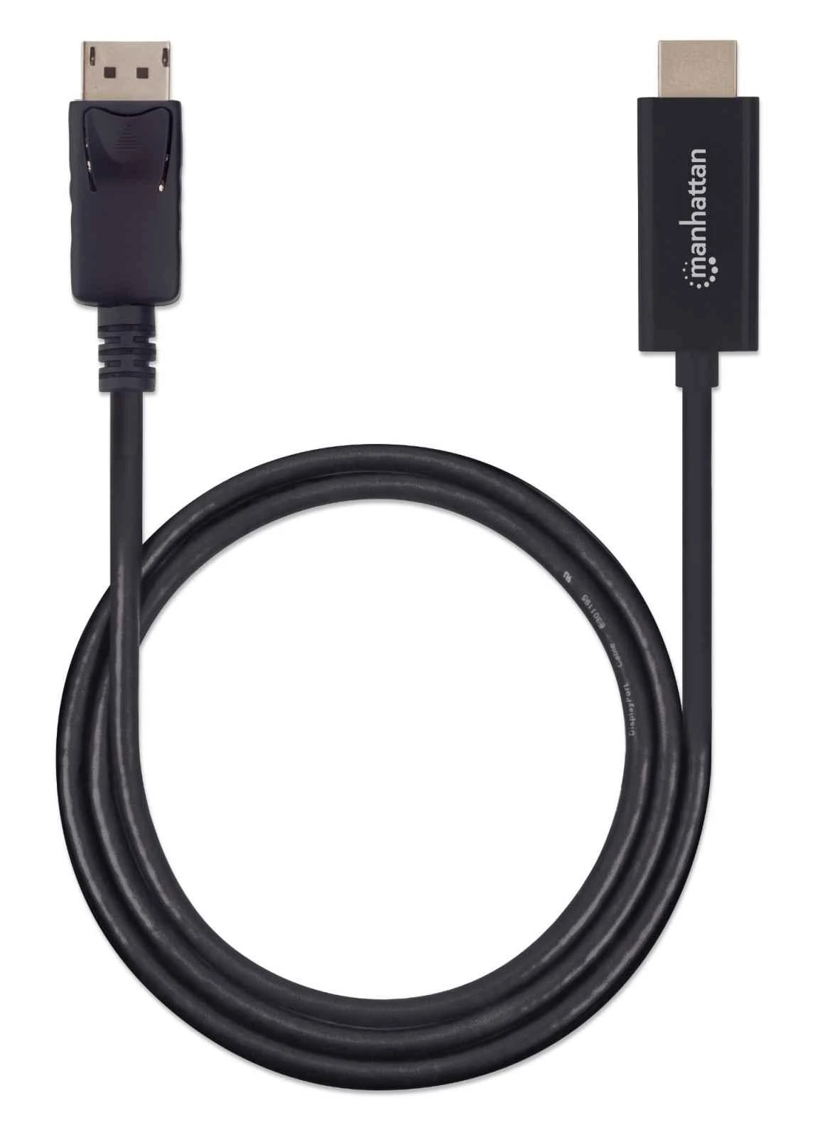 Manhattan 153201 vaizdo kabelio adapteris 1,8 m DisplayPort HDMI Juoda
