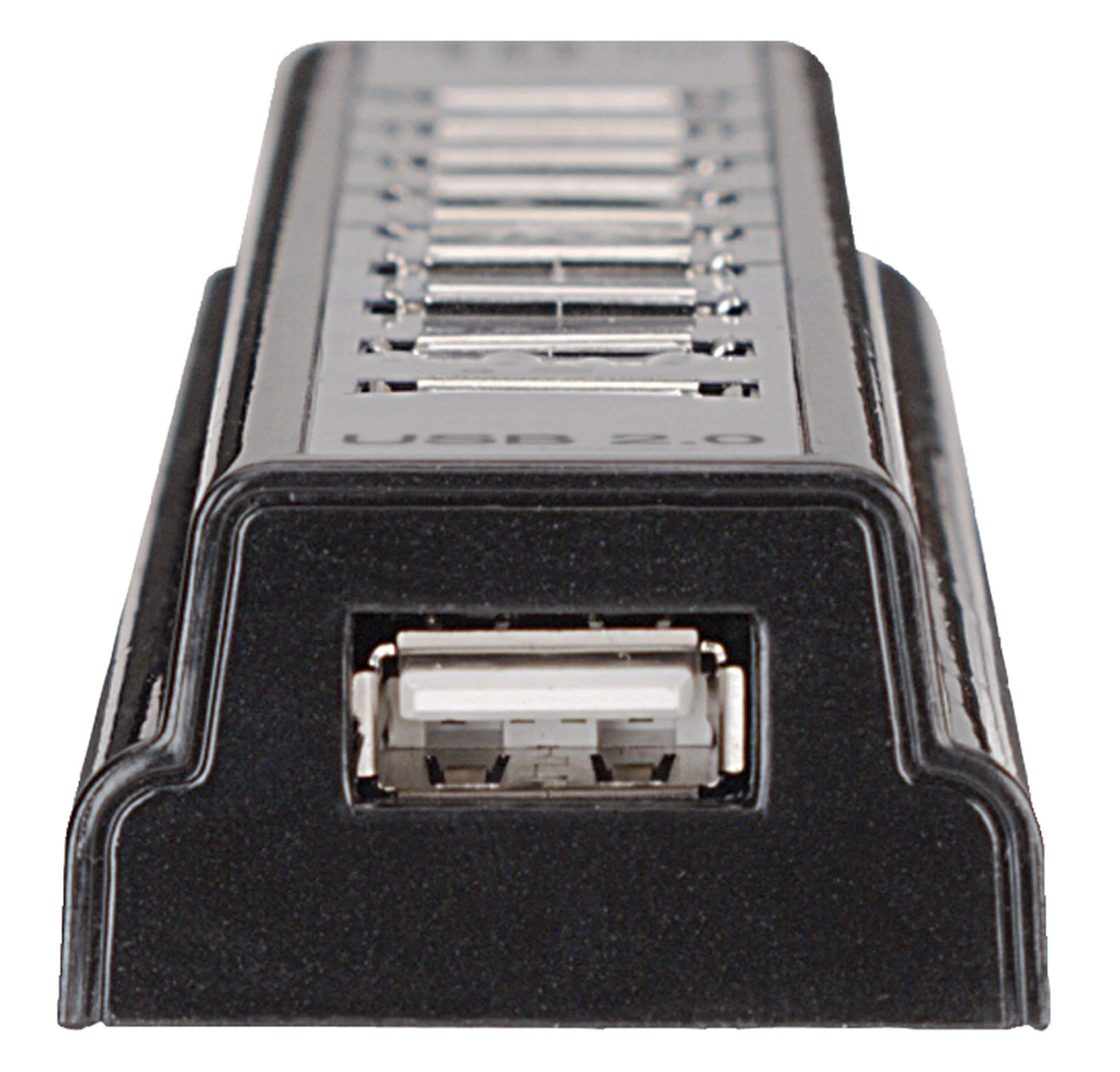 Manhattan 161572 sąsajos šakotuvas USB 2.0 Type-B 480 Mbit/ai Juoda