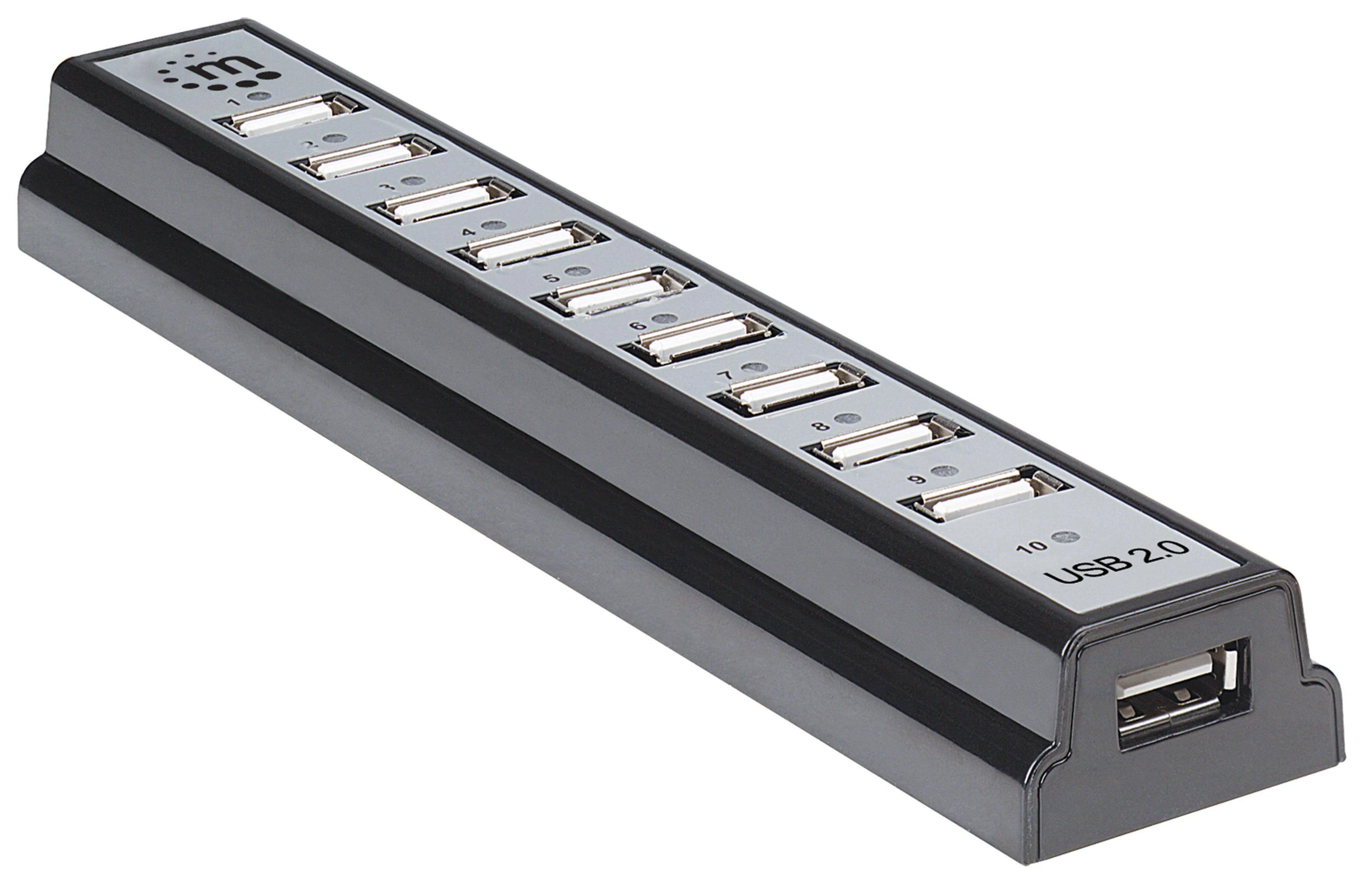Manhattan 10 prievadų USB 2.0 šakotuvas