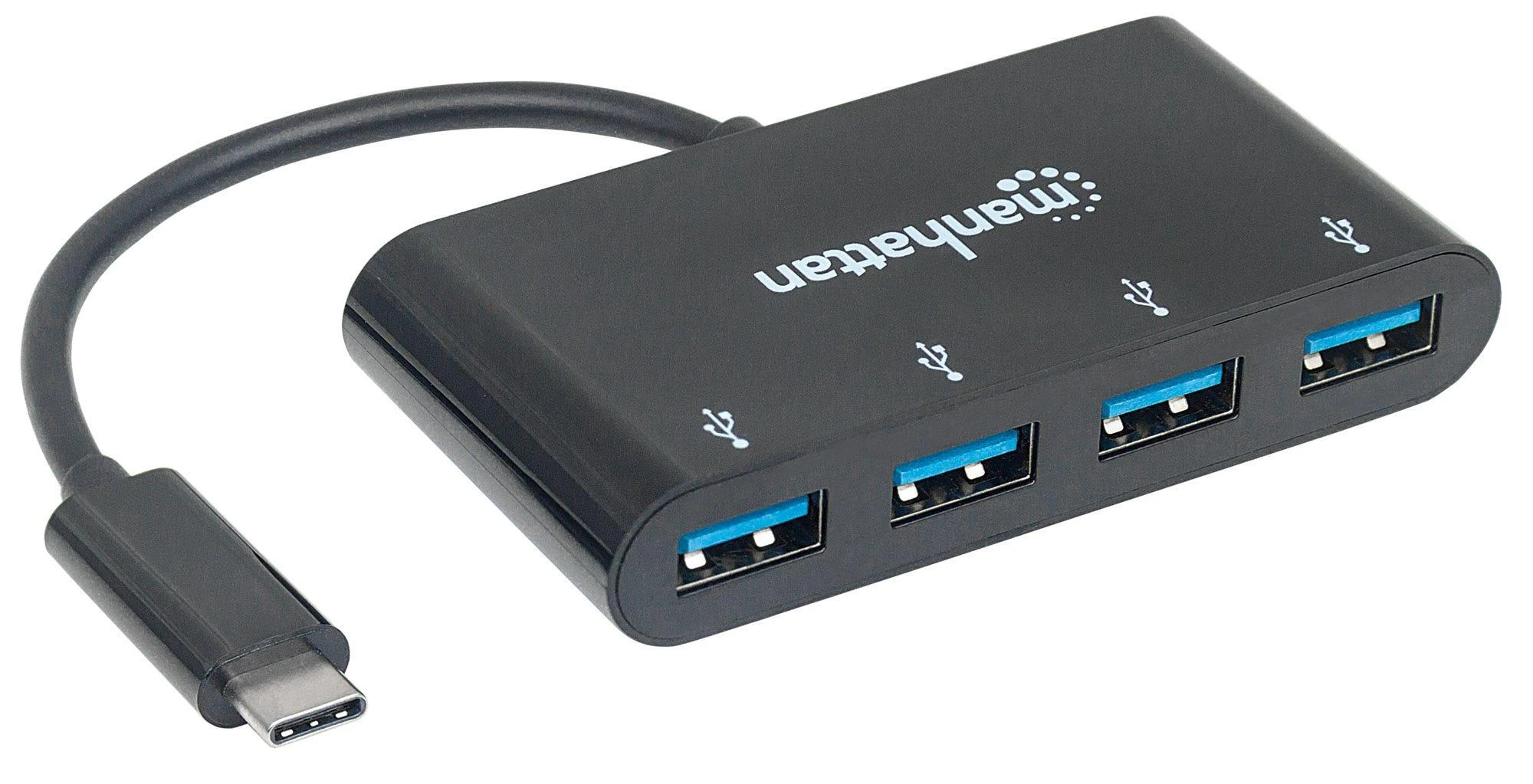 USB-C į 3 prievadų USB-A šakotuvas