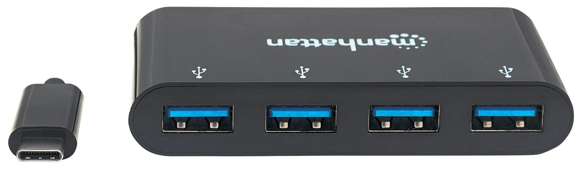 Manhattan USB-C į 4x USB-A adapteris