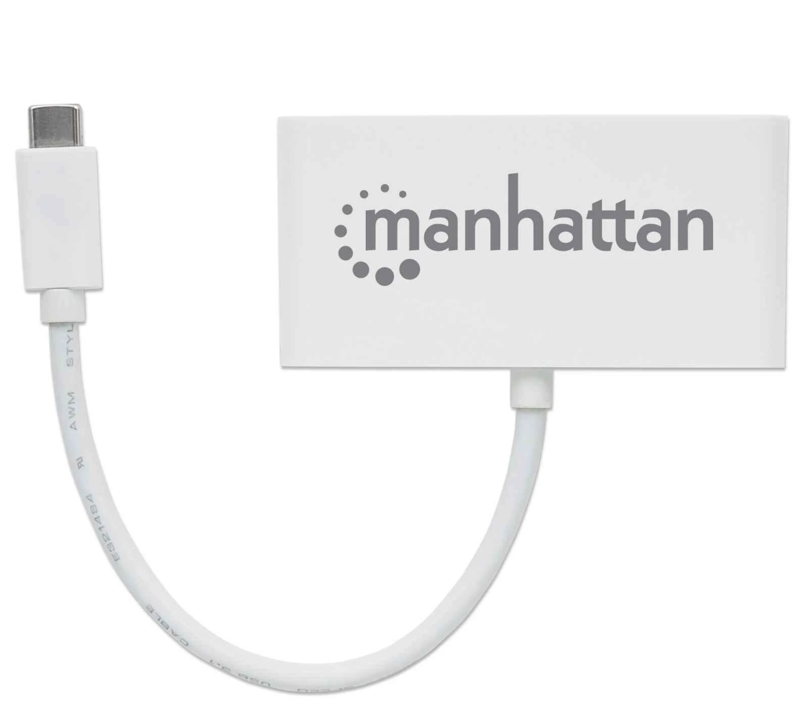 Intracom MANHATTAN USB-C 3.1 Gen 1 Type-C Hub USB Type-C kile su trimis A tipo prievadais ir vienu C tipo maitinimo tiekimo prievadu