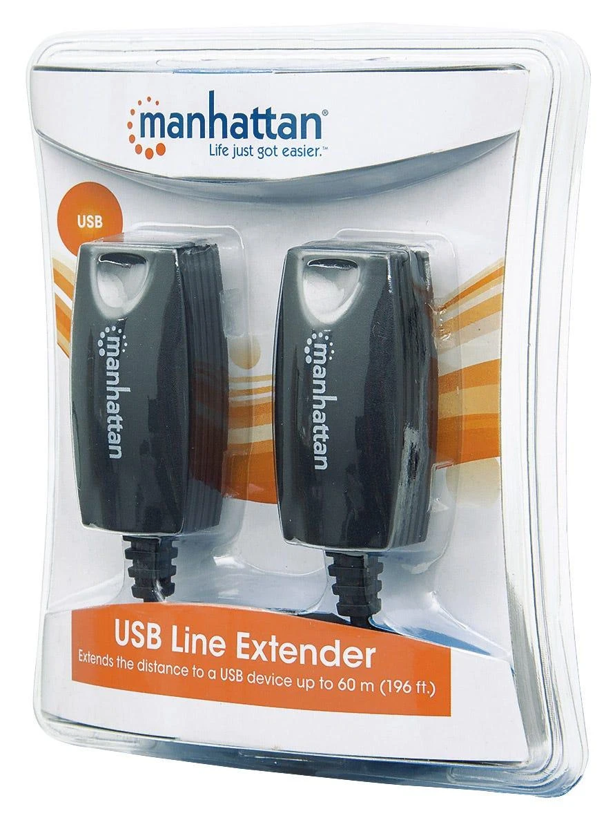 Manhattan 179300 kabelių sąsaja / invertavimo adapteris USB A & RJ-45 Juoda