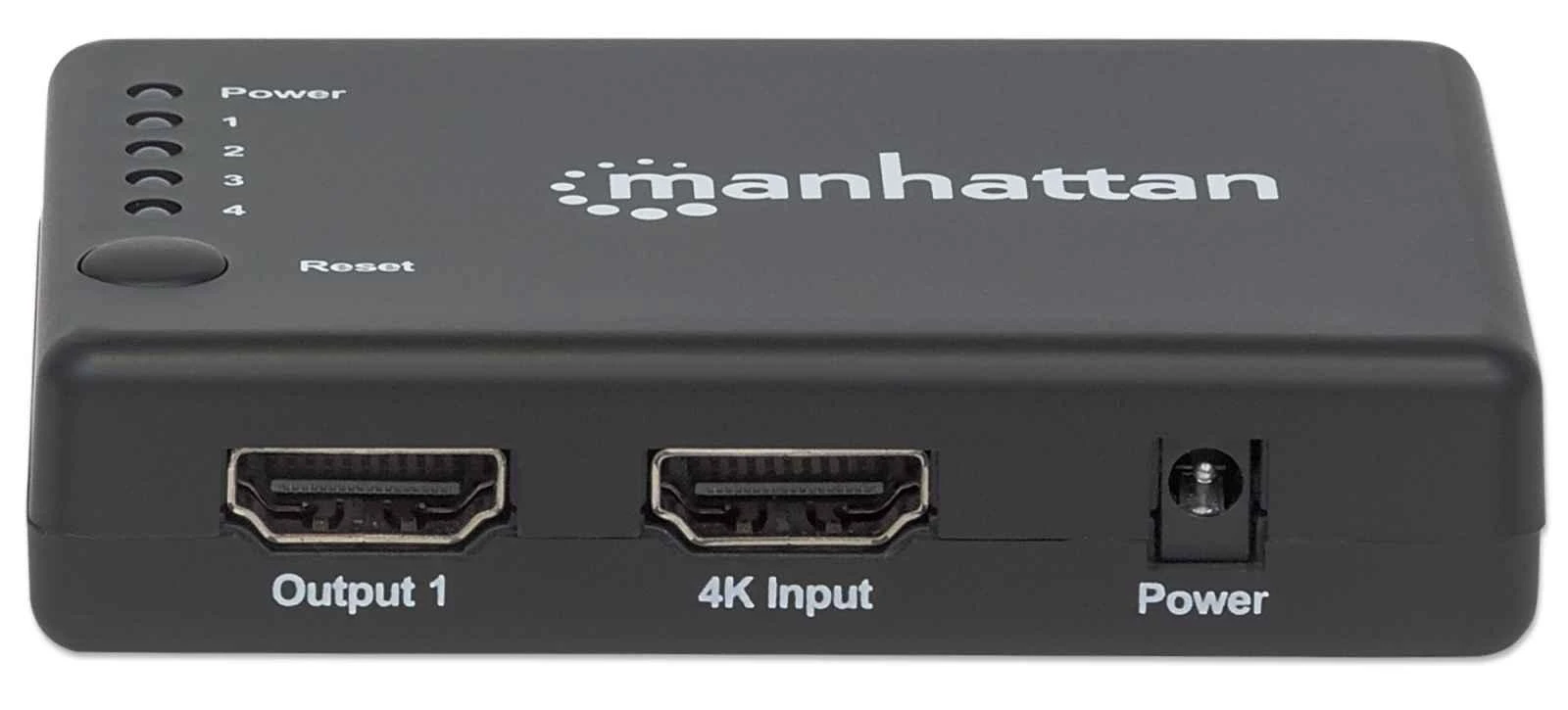 Manhattan 207706 vaizdo signalų daliklis HDMI 4x HDMI